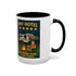 Camping-Themed Accent Coffee Mug | Perfect for RV Lovers, Campers, Travelers, Cozy Nights, Outdoor Adventures, Unique Gift Ideas