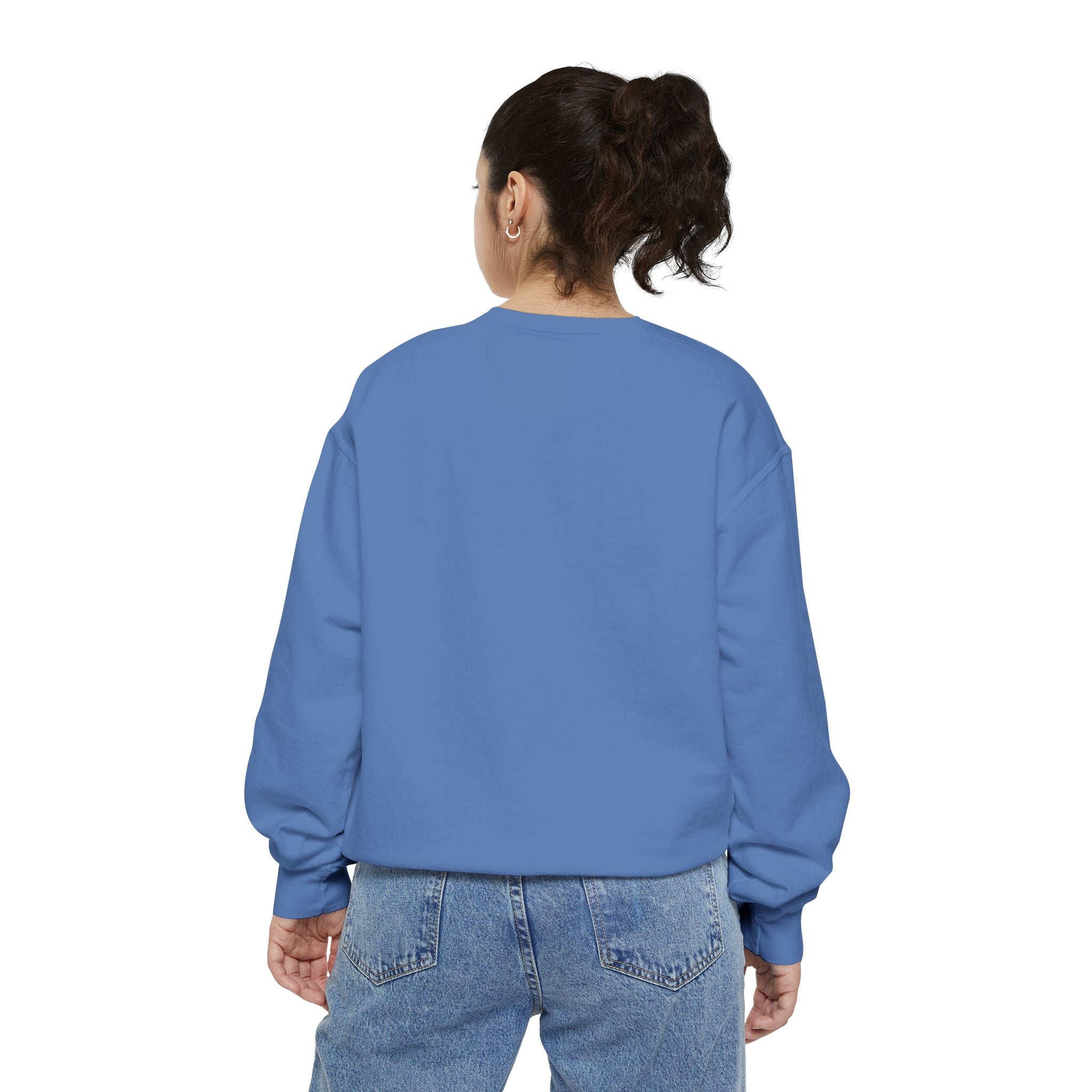 Unisex Garment-Dyed Sweatshirt - I go where I am towed