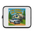 Fun RV-Themed Laptop Sleeve, Perfect for Travelers, Gift for Adventurers, Unique Camping Accessory, Go Where I Am Towed