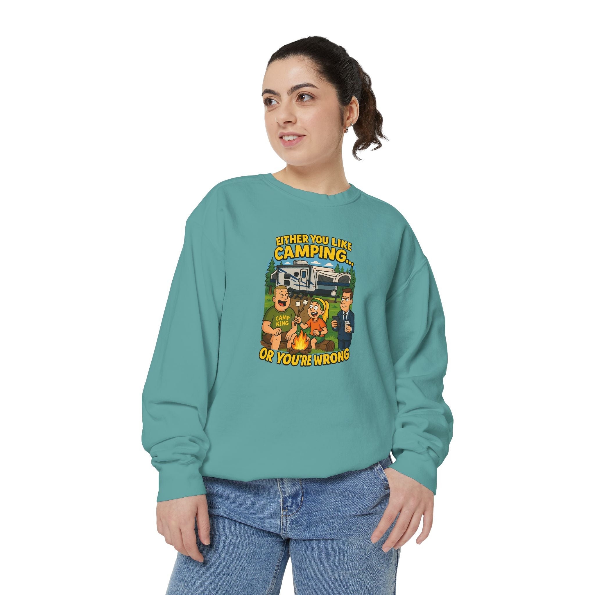 Camping Adventure Sweatshirt - Perfect for Outdoor Lovers