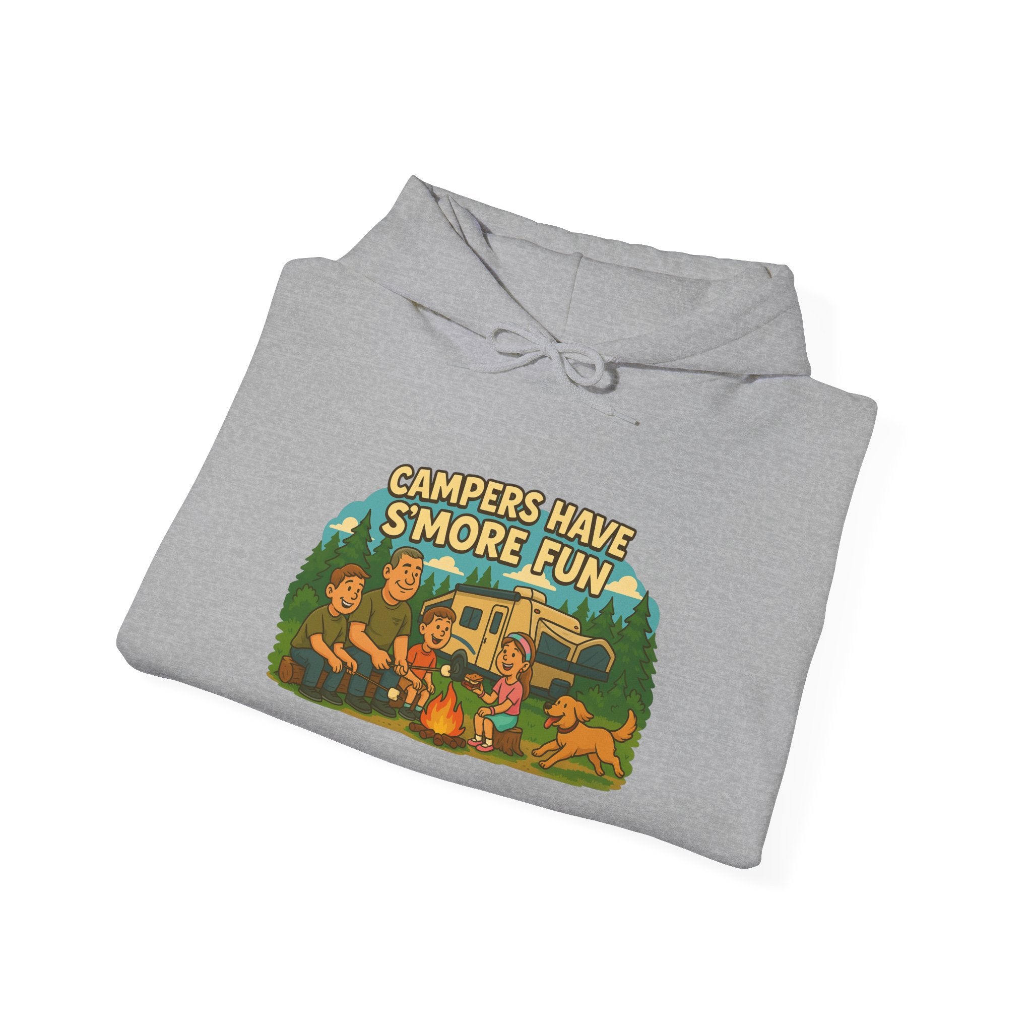 Campfire Vibes Hoodie - Perfect for Outdoor Lovers, Camping Trips, Nature Adventures, Gift for Campers, Cozy Hooded Sweatshirt