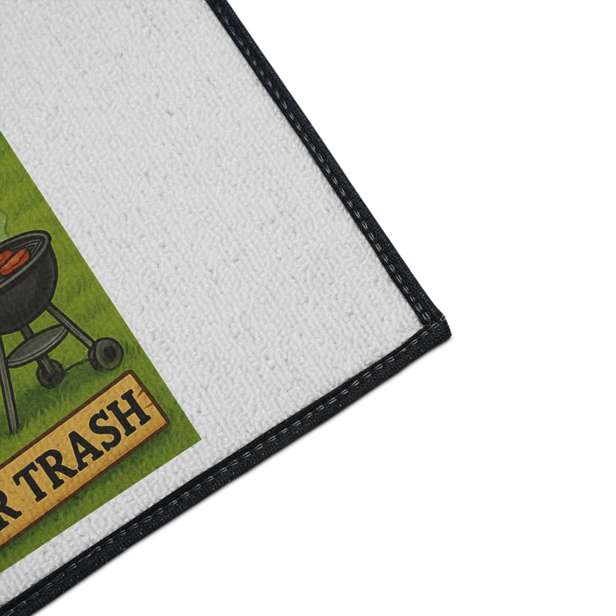 Funny High Class Trailer Trash Floor Mat