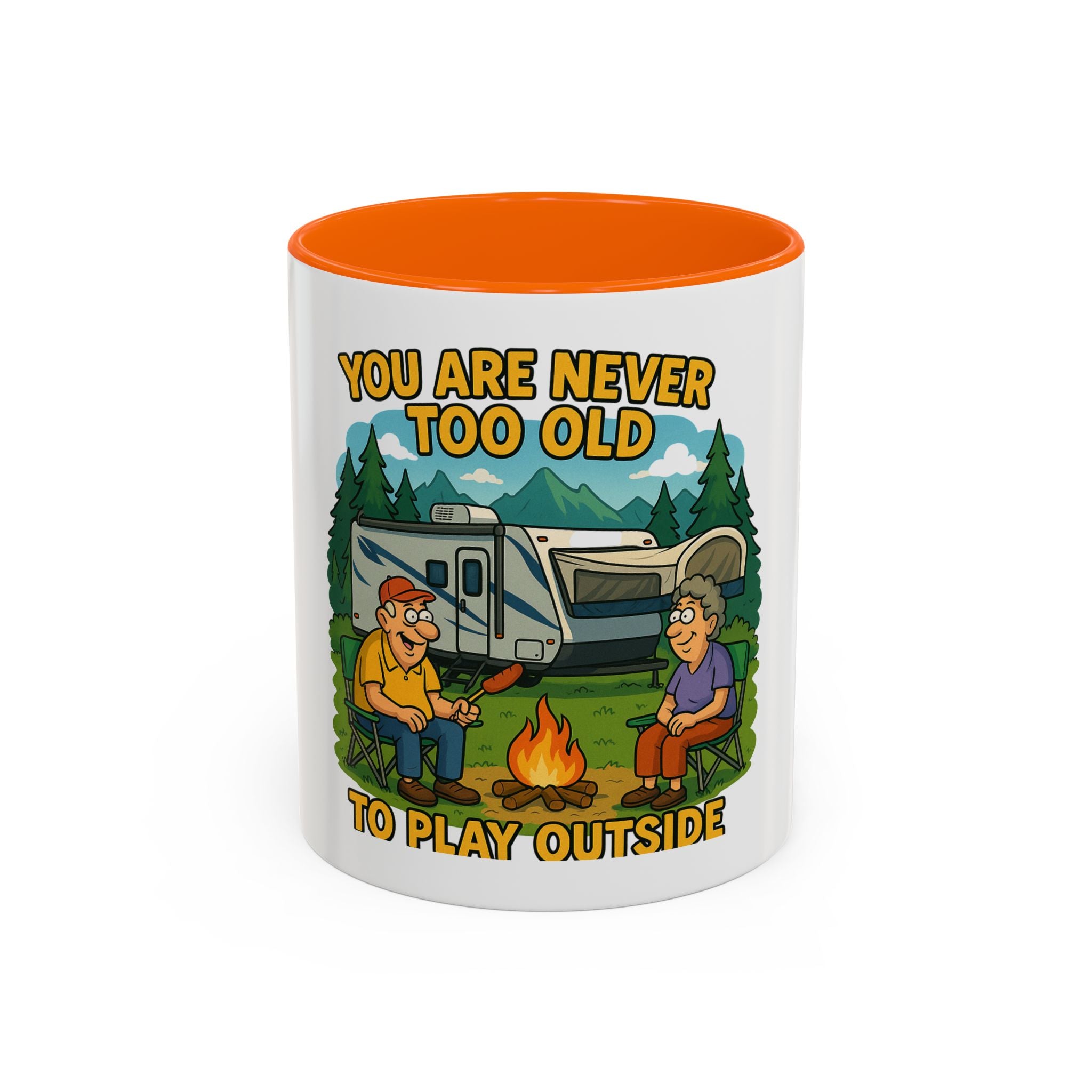 Outdoor Adventure Coffee Mug - You Are Never Too Old to Play Outside