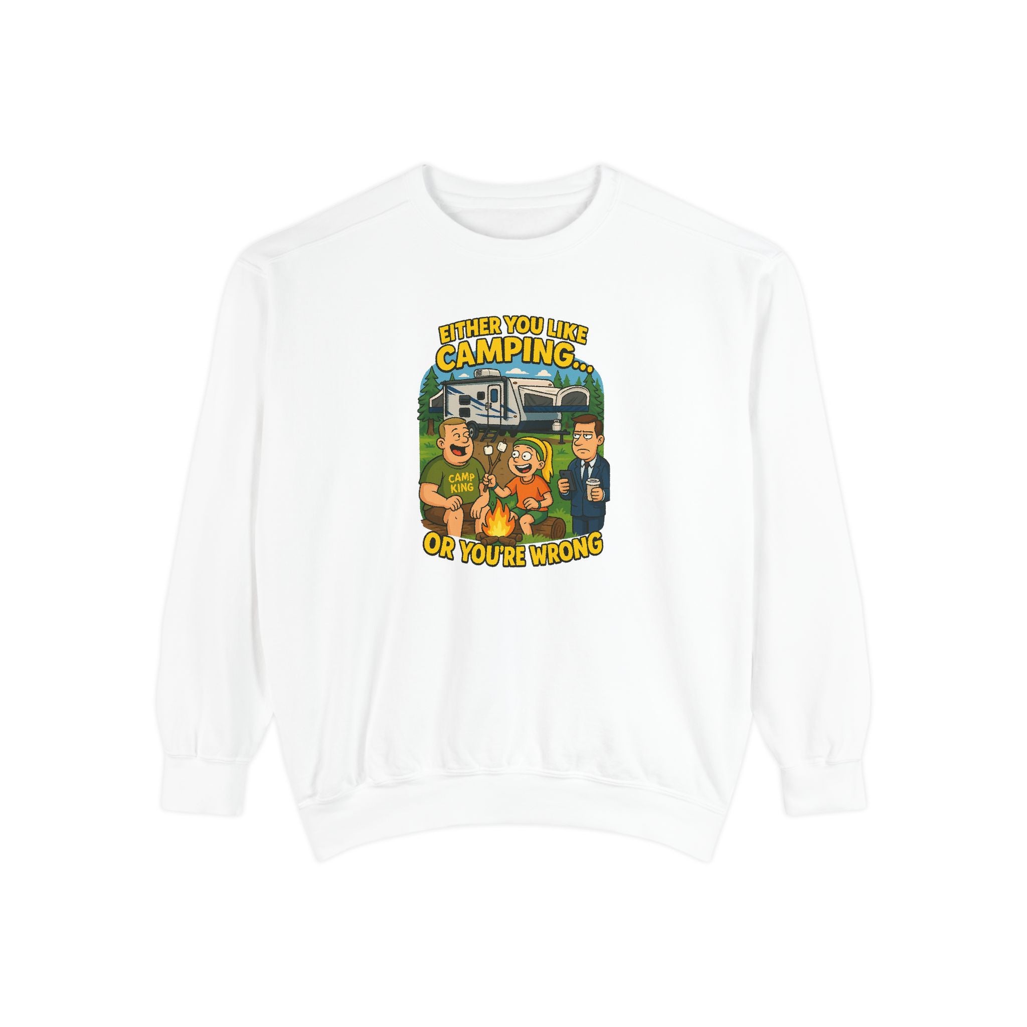 Camping Adventure Sweatshirt - Perfect for Outdoor Lovers