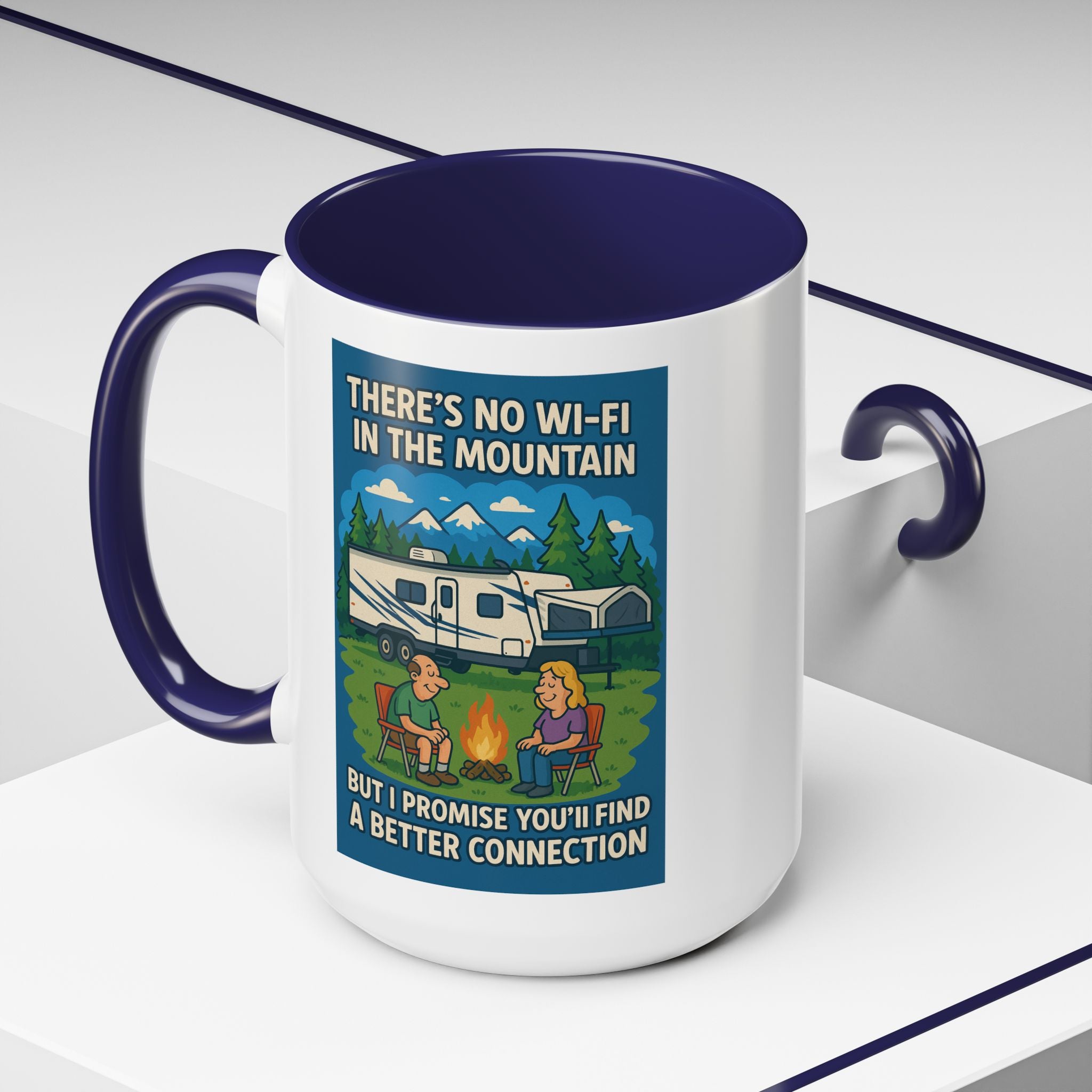 Nature Connection Coffee Mug - Adventure, Camping, Outdoor Gift, Travel Mug, Hiking Coffee Cup