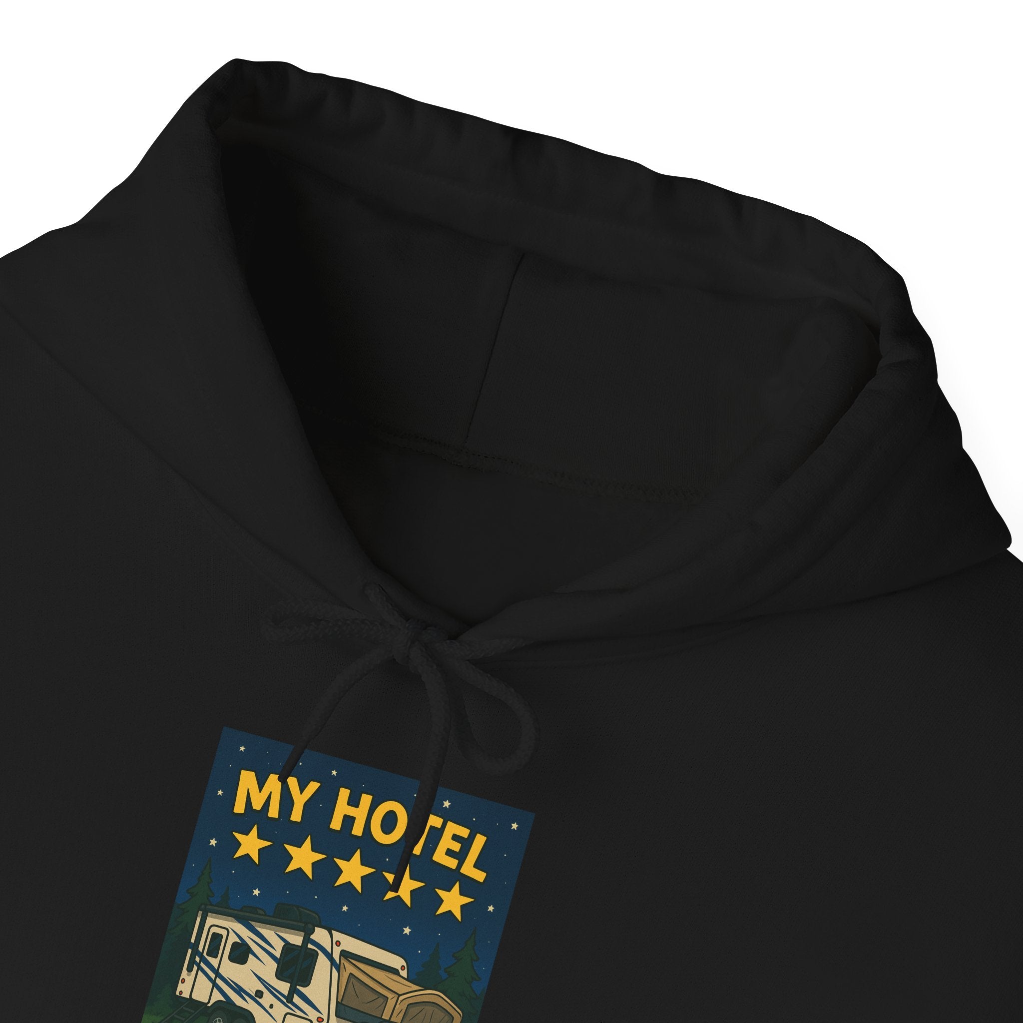 Cozy Camping Hoodie - My Hotel, Outdoor Adventure Apparel, Travel Gift, Nature Lovers Sweatshirt, Camping Gear
