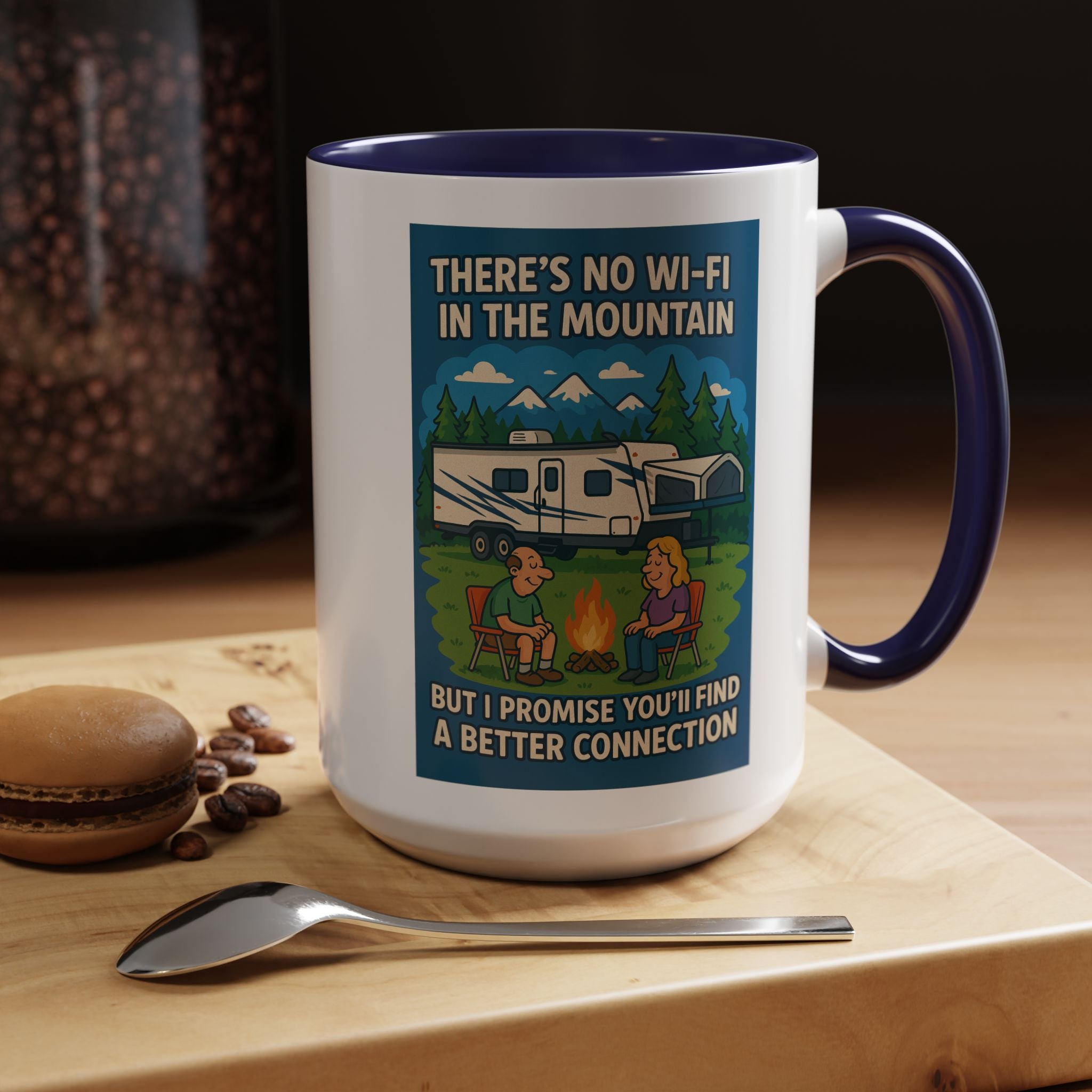 Nature Connection Coffee Mug - Adventure, Camping, Outdoor Gift, Travel Mug, Hiking Coffee Cup