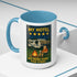 Camping-Themed Accent Coffee Mug | Perfect for RV Lovers, Campers, Travelers, Cozy Nights, Outdoor Adventures, Unique Gift Ideas