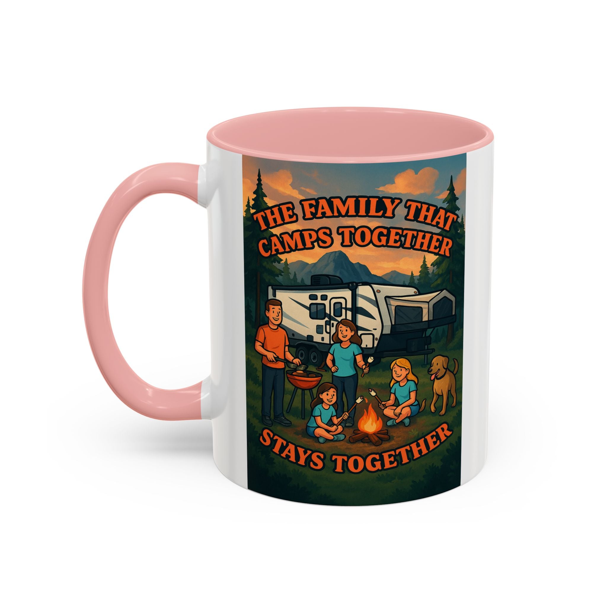 Camping Family Coffee Mug - Adventure, Nature, Family Time, Outdoor Enthusiasts, Gift for Campers
