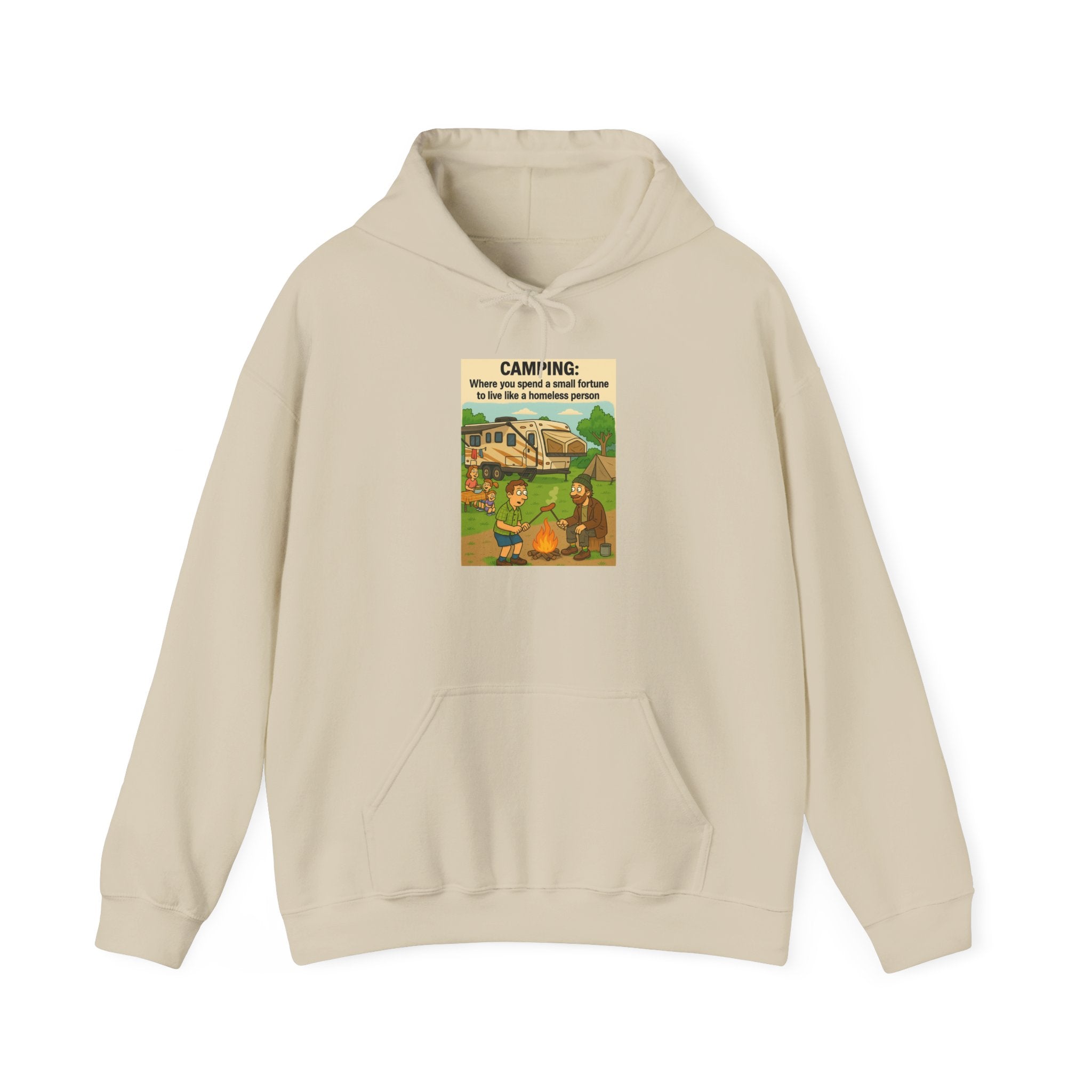 Cozy Camping Sweatshirt | Unisex Heavy Blend Hoodie, Outdoor Gear, Nature Lover Gift, Camping Apparel, Weekend Retreat Wear