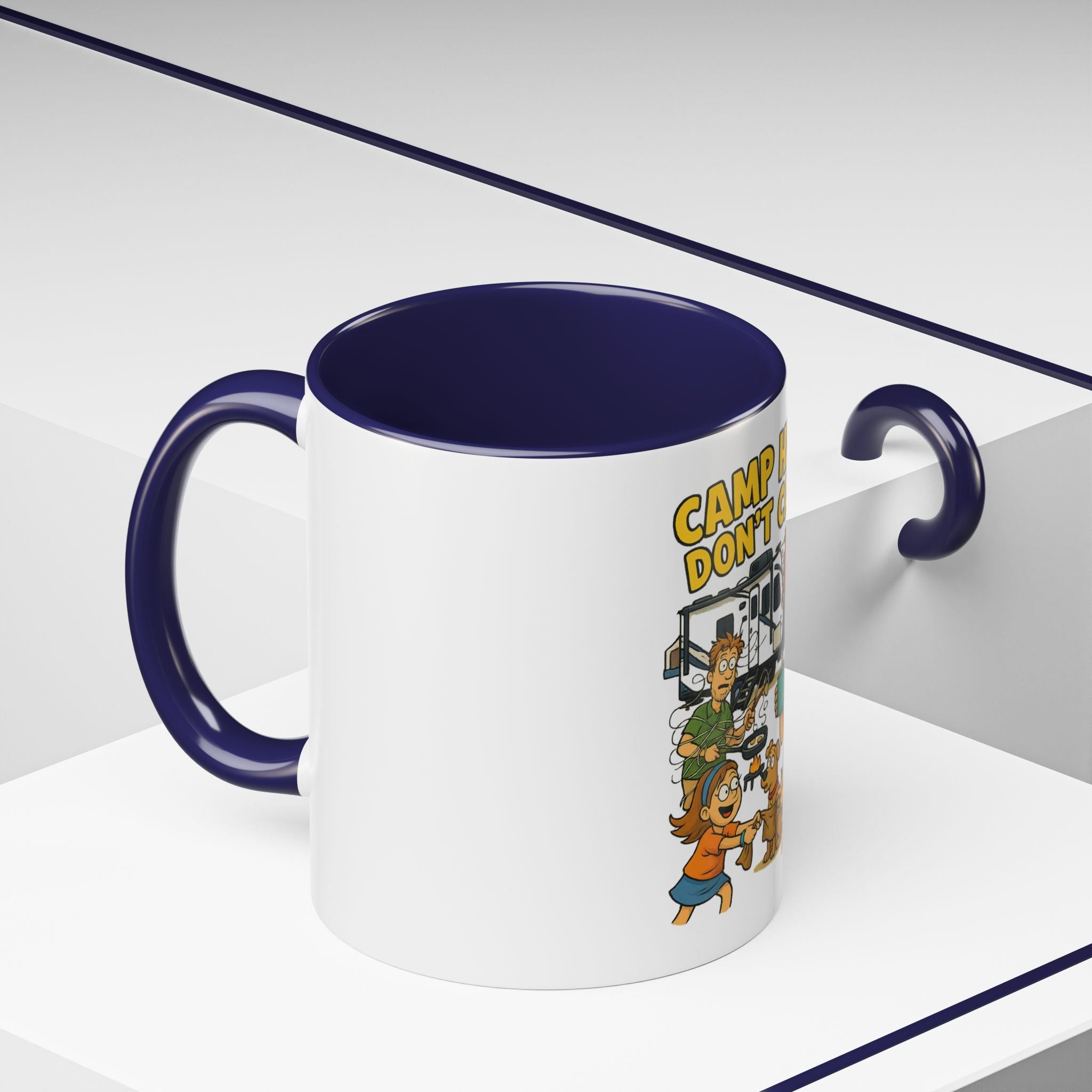 Camp Hair Coffee Mug, Funny Mug for Campers, Outdoor Lover Gift, Family Camping Mug, Humorous Coffee Cup