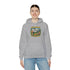 Campfire Adventure Hoodie with Retro Design, Cozy Gift for Outdoor Lovers, Perfect for Camping, Road Trips, and Casual Wear