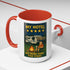 Camping-Themed Accent Coffee Mug | Perfect for RV Lovers, Campers, Travelers, Cozy Nights, Outdoor Adventures, Unique Gift Ideas