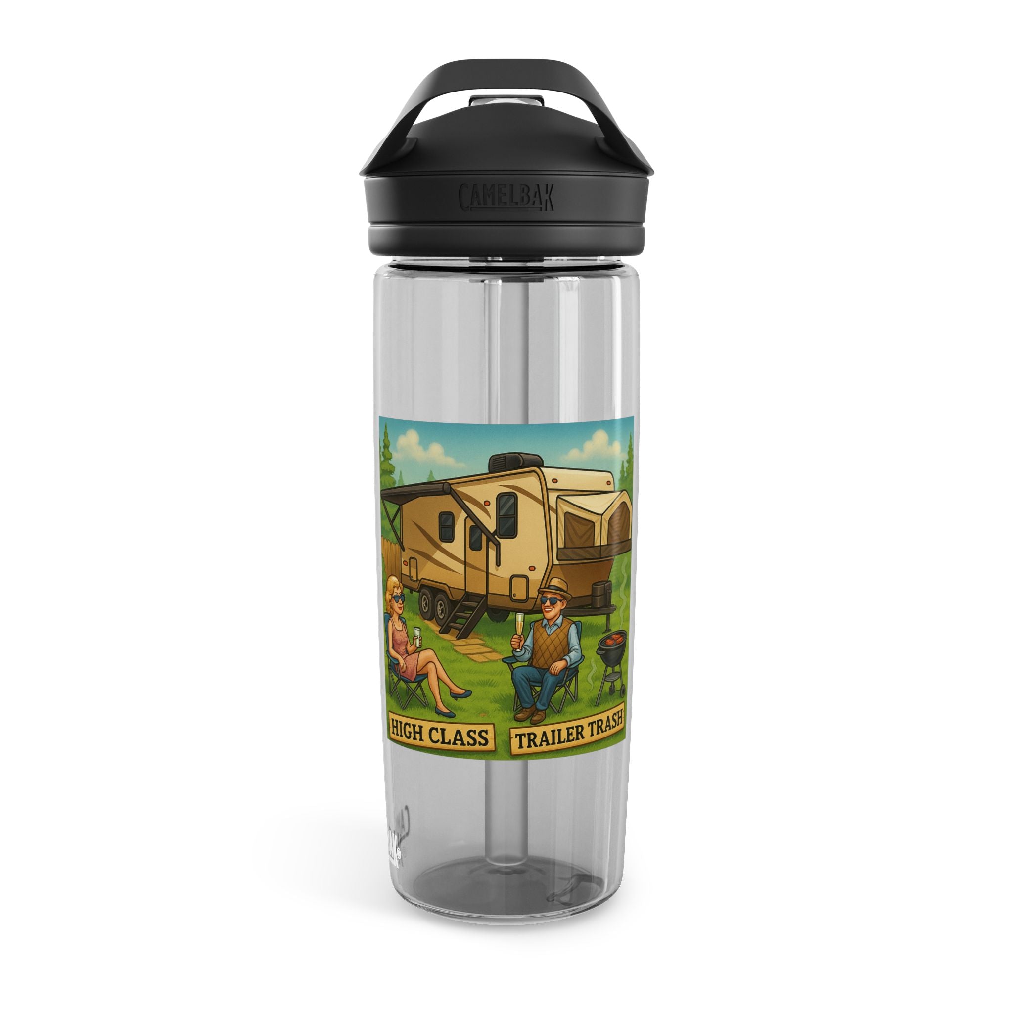 High Class Trailer Trash Water Bottle