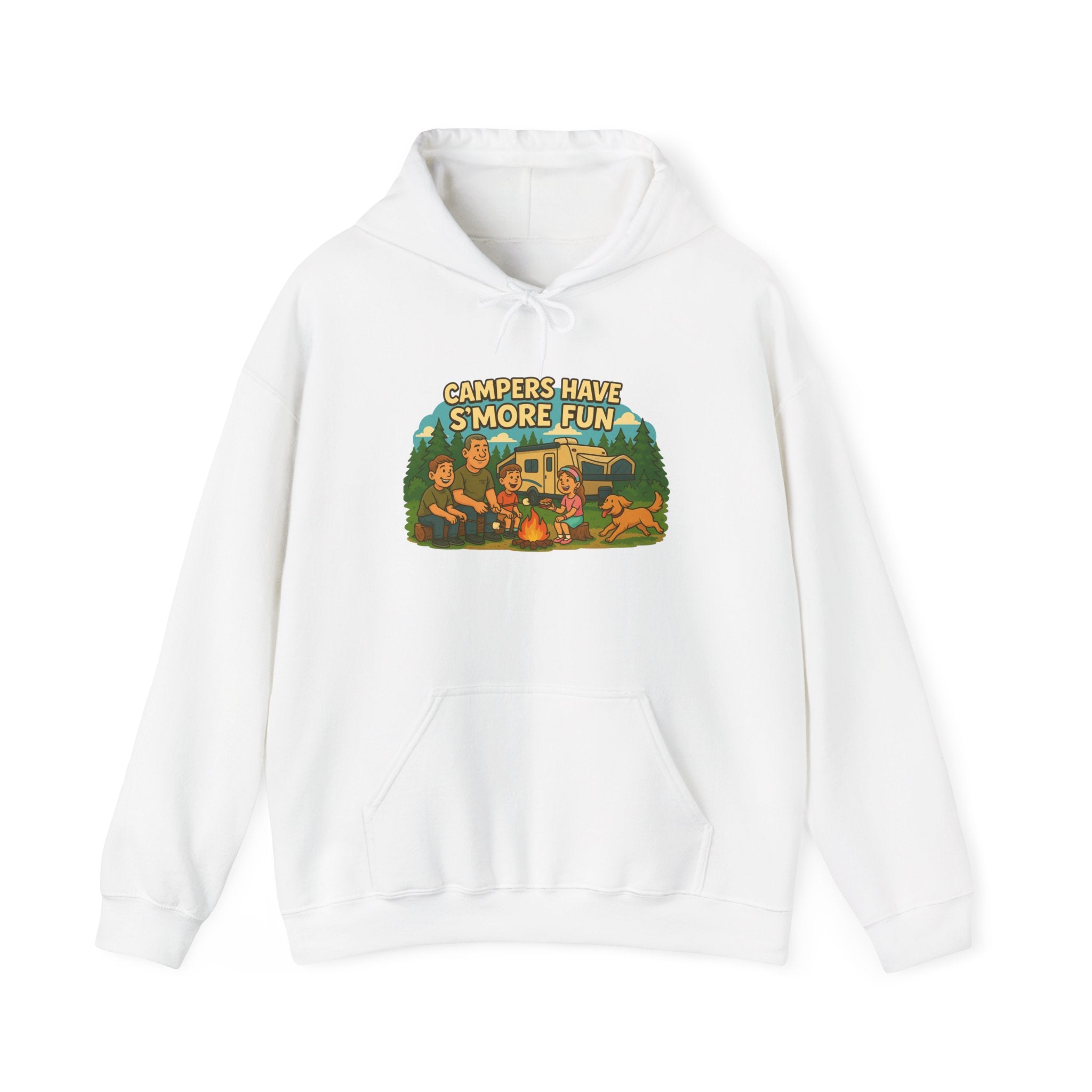 Campfire Vibes Hoodie - Perfect for Outdoor Lovers, Camping Trips, Nature Adventures, Gift for Campers, Cozy Hooded Sweatshirt
