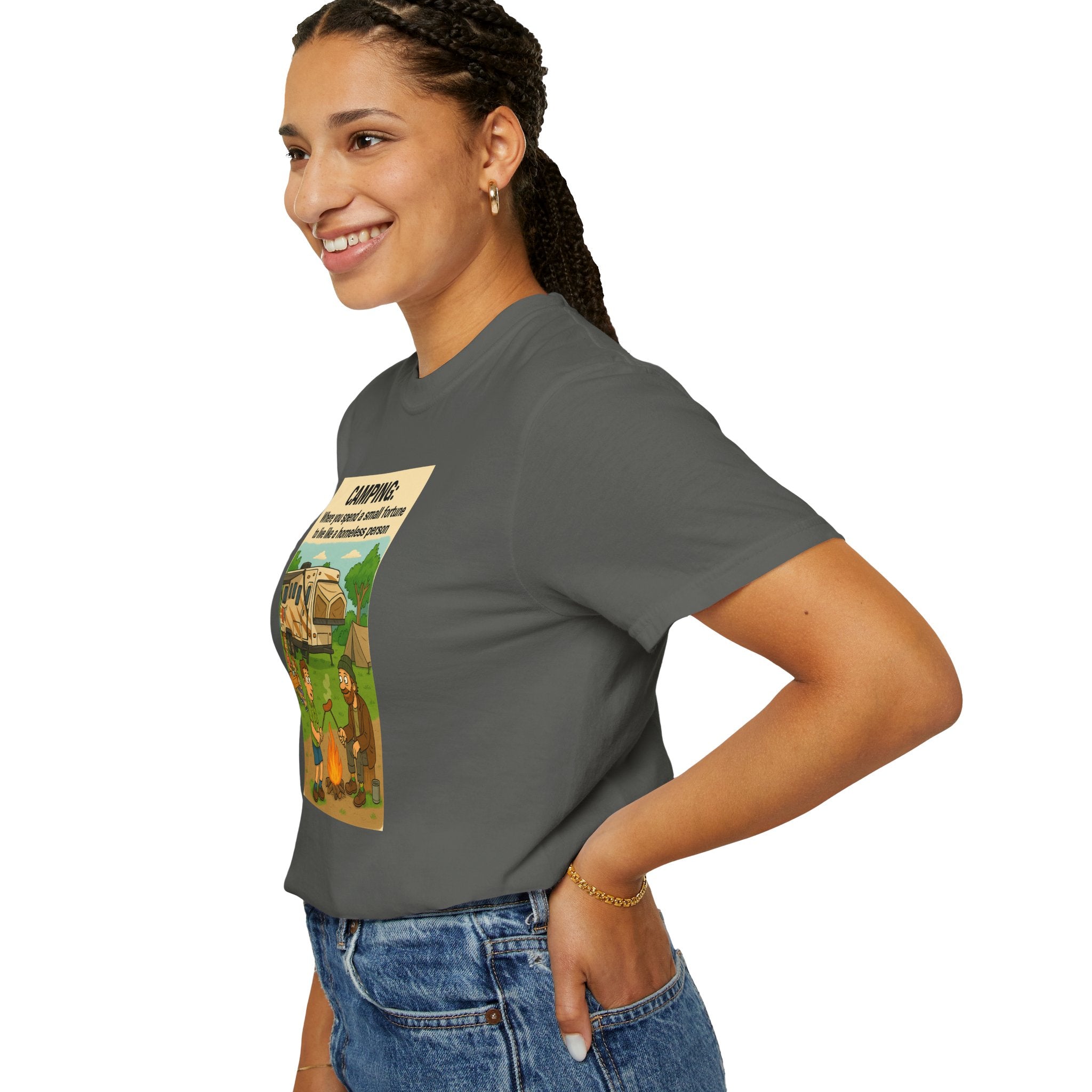 Camping Humor T-Shirt, Unisex Graphic Tee, Adventure Gift, Outdoor Lover Apparel, Funny Camping Shirt