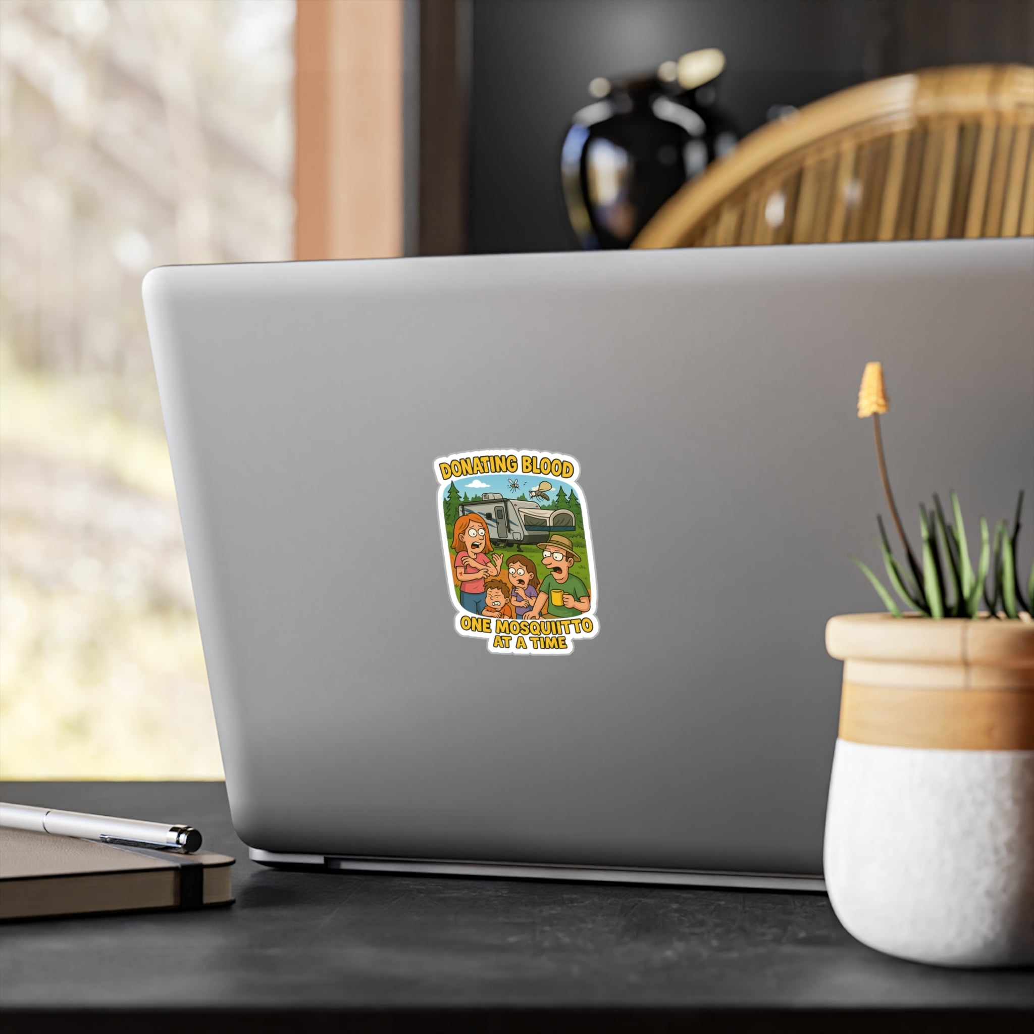 Humorous Vinyl Decals for Outdoor Lovers, Camping Stickers, Fun Stickers, Cartoons, Outdoor Humor, Gift for Campers