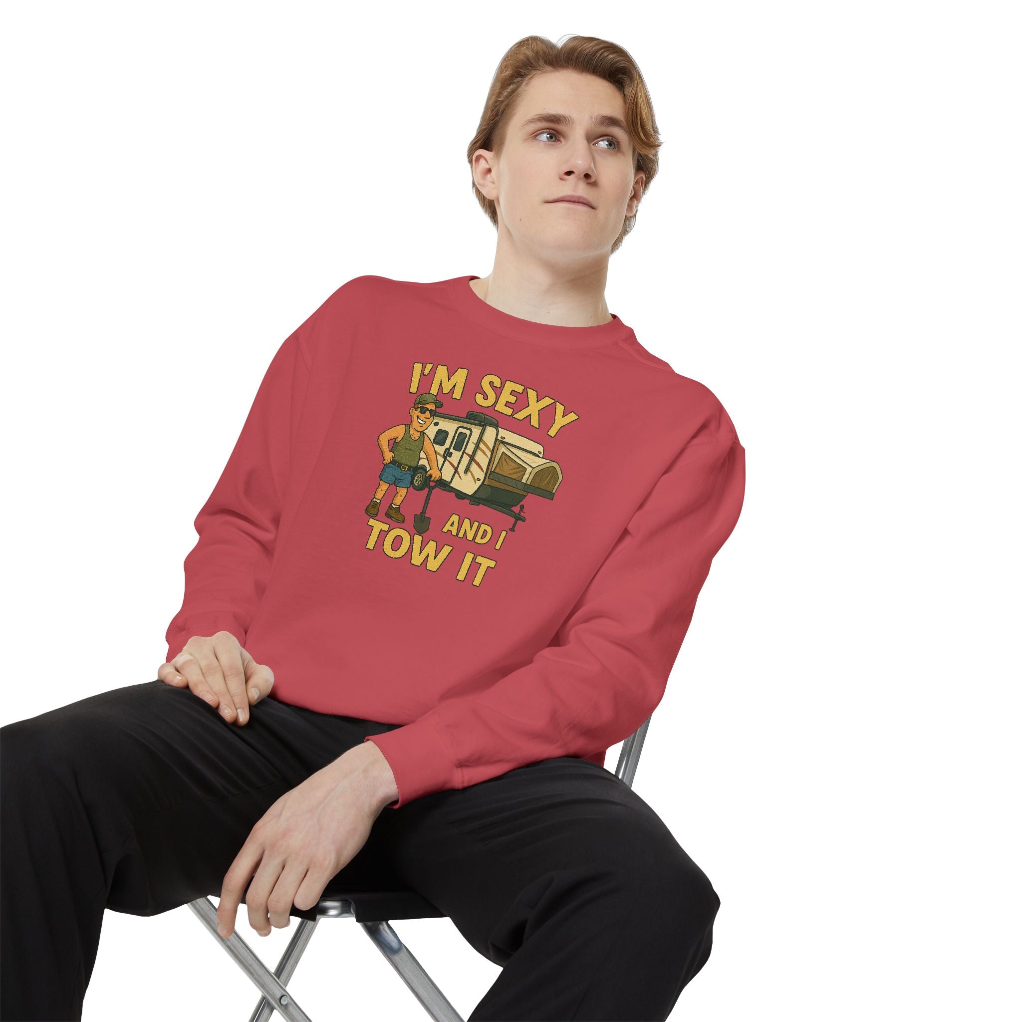 Funny Tow Truck Sweatshirt, Unisex Garment-Dyed Pullover, Casual Gift for Drivers, Trucking Humor Apparel, Cozy Fall Outfit, Perfect [...]