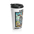 Stainless Steel Travel Mug - Life rocks when your home rolls