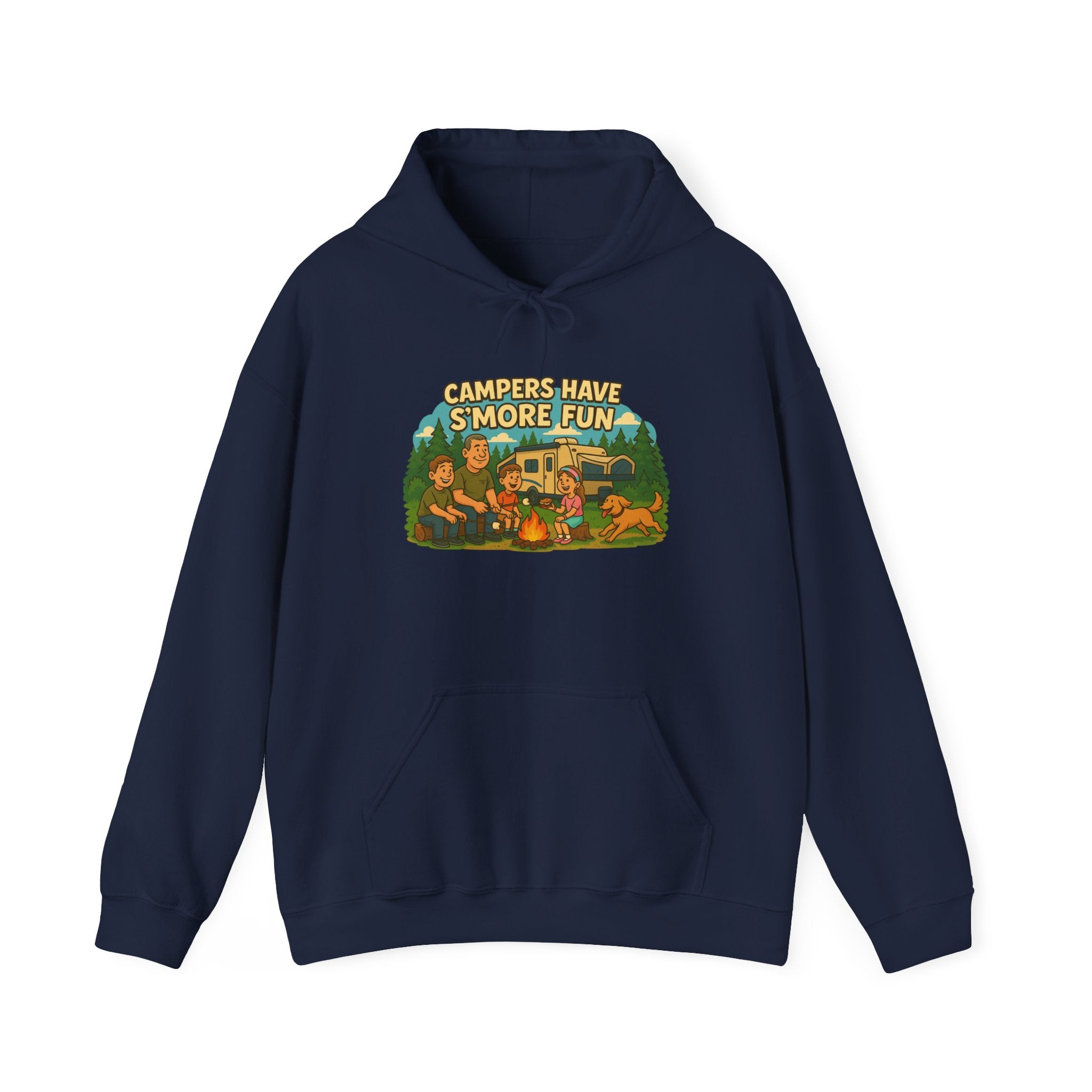 Campfire Vibes Hoodie - Perfect for Outdoor Lovers, Camping Trips, Nature Adventures, Gift for Campers, Cozy Hooded Sweatshirt