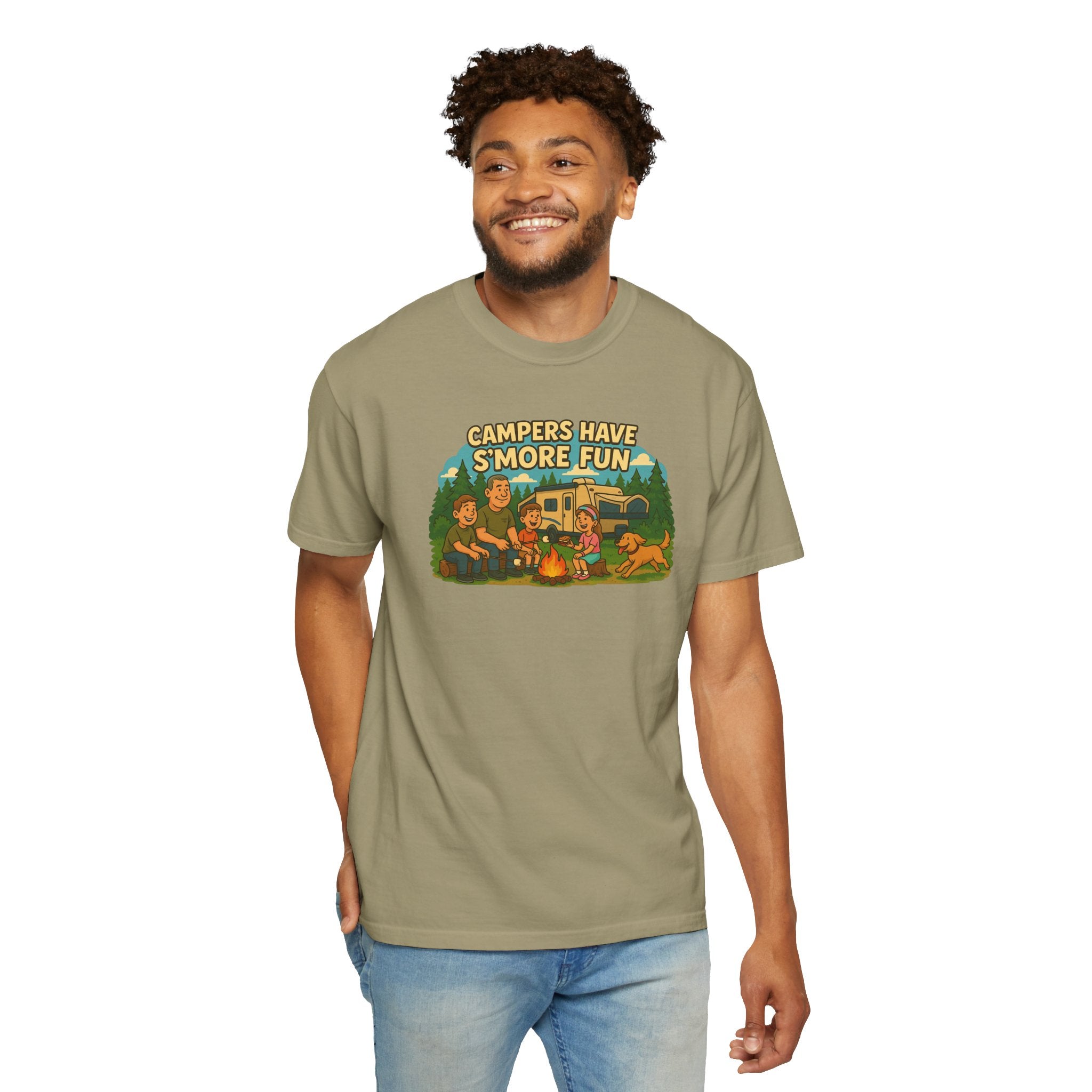 Camping T-Shirt for Outdoor Lovers, Perfect Gift for Campers, Adventure Tee, Vacation Shirt, Summer Fun Merchandise