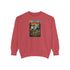 Cozy Unisex Garment-Dyed Sweatshirt with Retro Design, Perfect for Relaxing, Gift for Friends, Casual Wear, Fall Fashion, Warm Layer