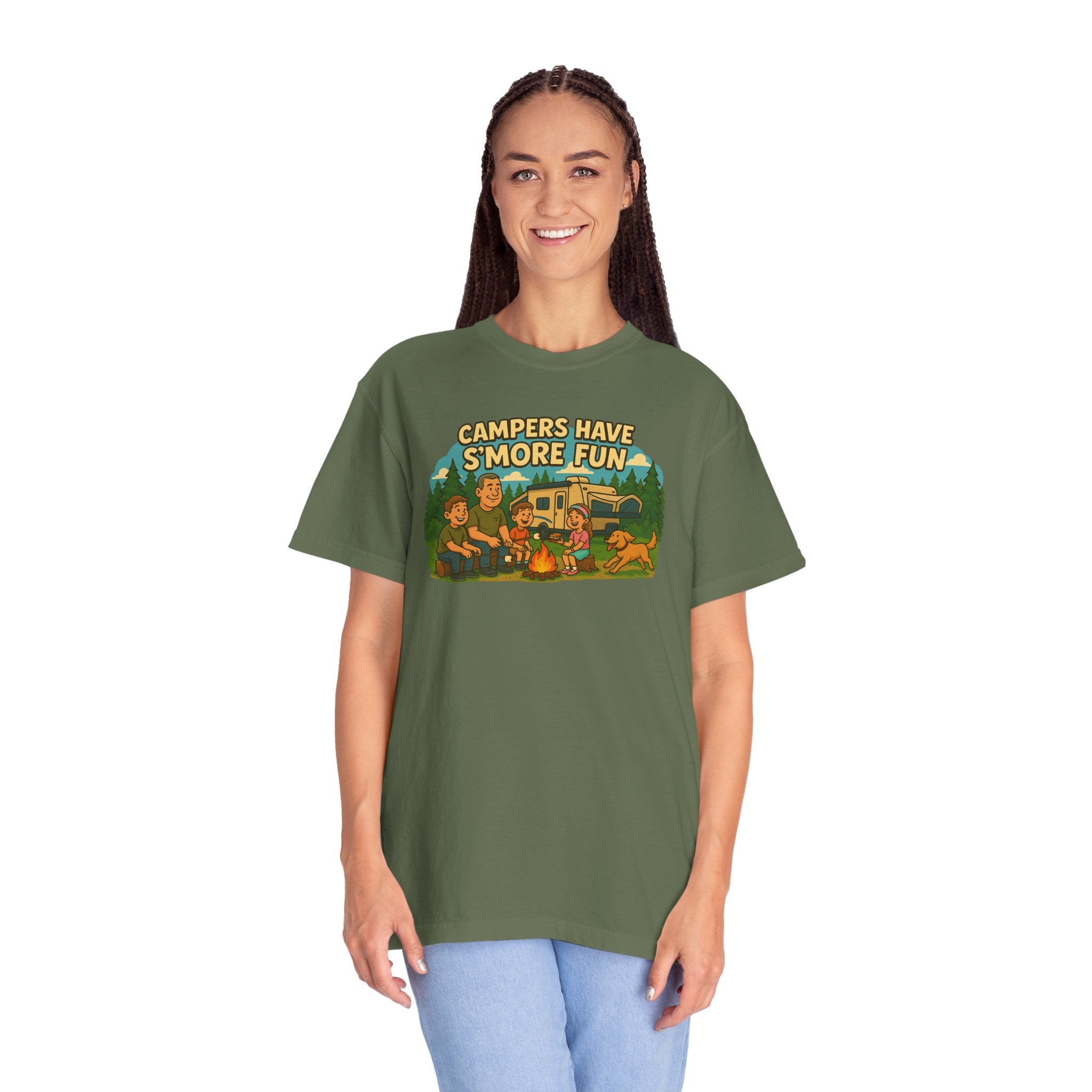 Camping T-Shirt for Outdoor Lovers, Perfect Gift for Campers, Adventure Tee, Vacation Shirt, Summer Fun Merchandise