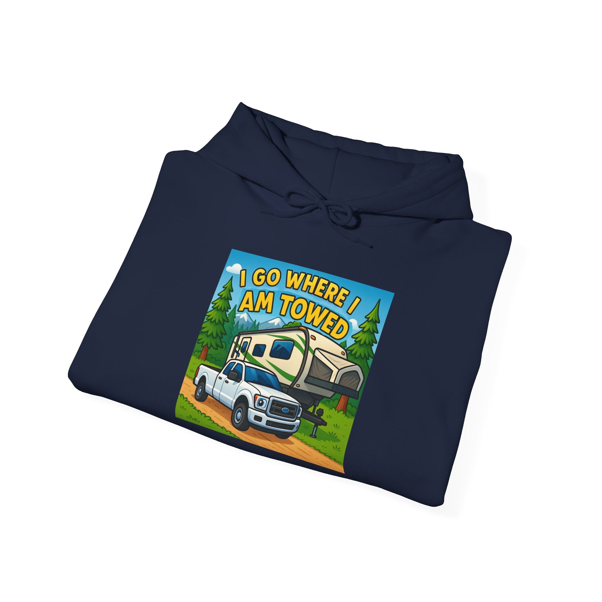 Adventure-Themed Hooded Sweatshirt - Perfect for Travel Enthusiasts, Camper Gifts, Cozy Outings, Outdoor Activities, Road Trip Essentials