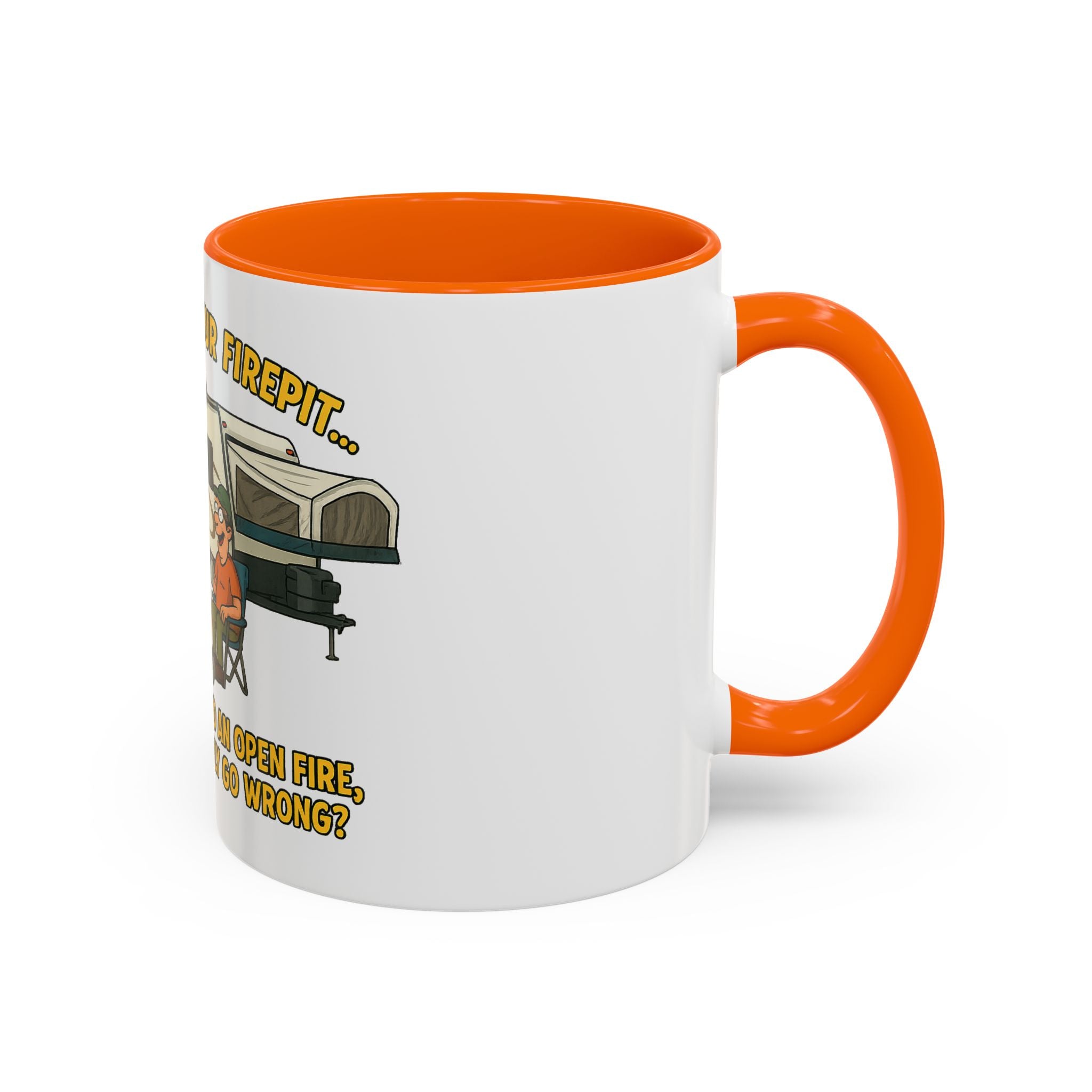 Cozy Firepit Mug | Ideal for Camping Lovers, Humorous Coffee Gifts, Outdoor Gatherings, Funny Kitchen Decor, Welcome Party Accessories