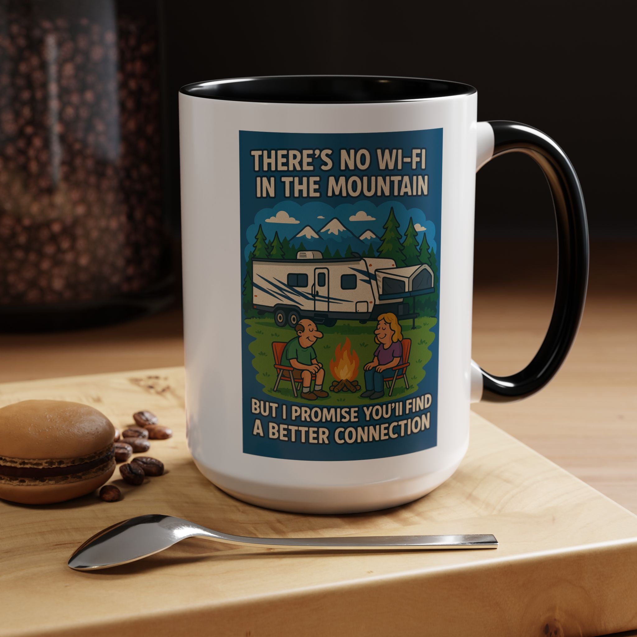 Nature Connection Coffee Mug - Adventure, Camping, Outdoor Gift, Travel Mug, Hiking Coffee Cup