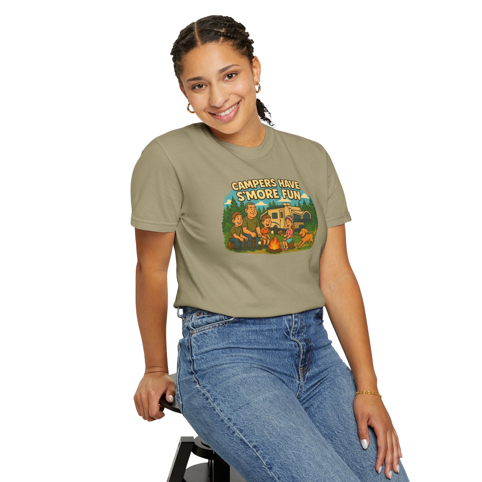 Camping T-Shirt for Outdoor Lovers, Perfect Gift for Campers, Adventure Tee, Vacation Shirt, Summer Fun Merchandise