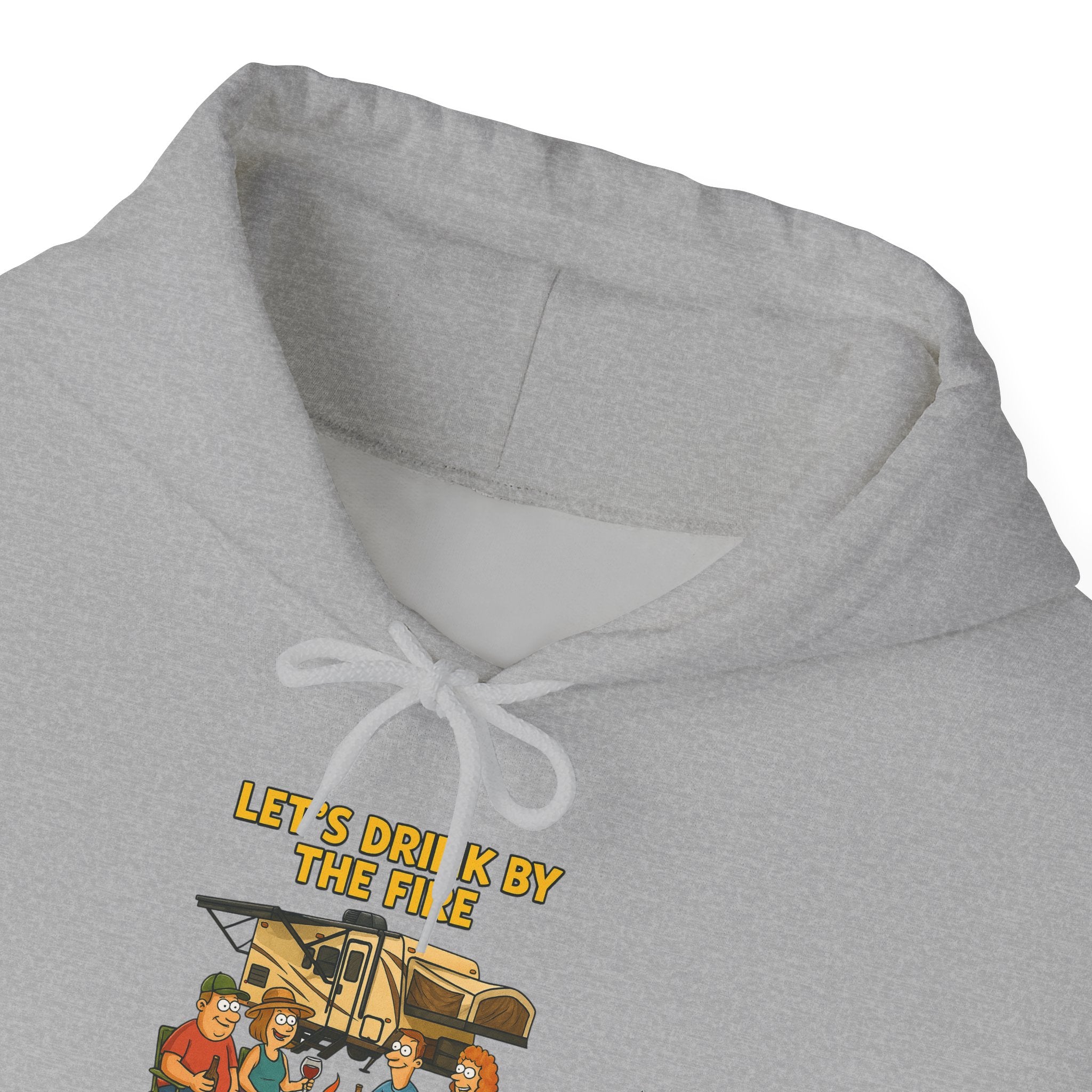 Cozy Family Gathering Hoodie - Let's Make Memories by the Fire, Family, Friends, Campfire, Gift, Holiday
