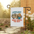 Camping & Wine Garden Banner, Outdoor Decor, Home & Garden Sign, RV Lover Gift, Camping Decor, Funny Garden Flag