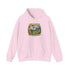 Campfire Adventure Hoodie with Retro Design, Cozy Gift for Outdoor Lovers, Perfect for Camping, Road Trips, and Casual Wear