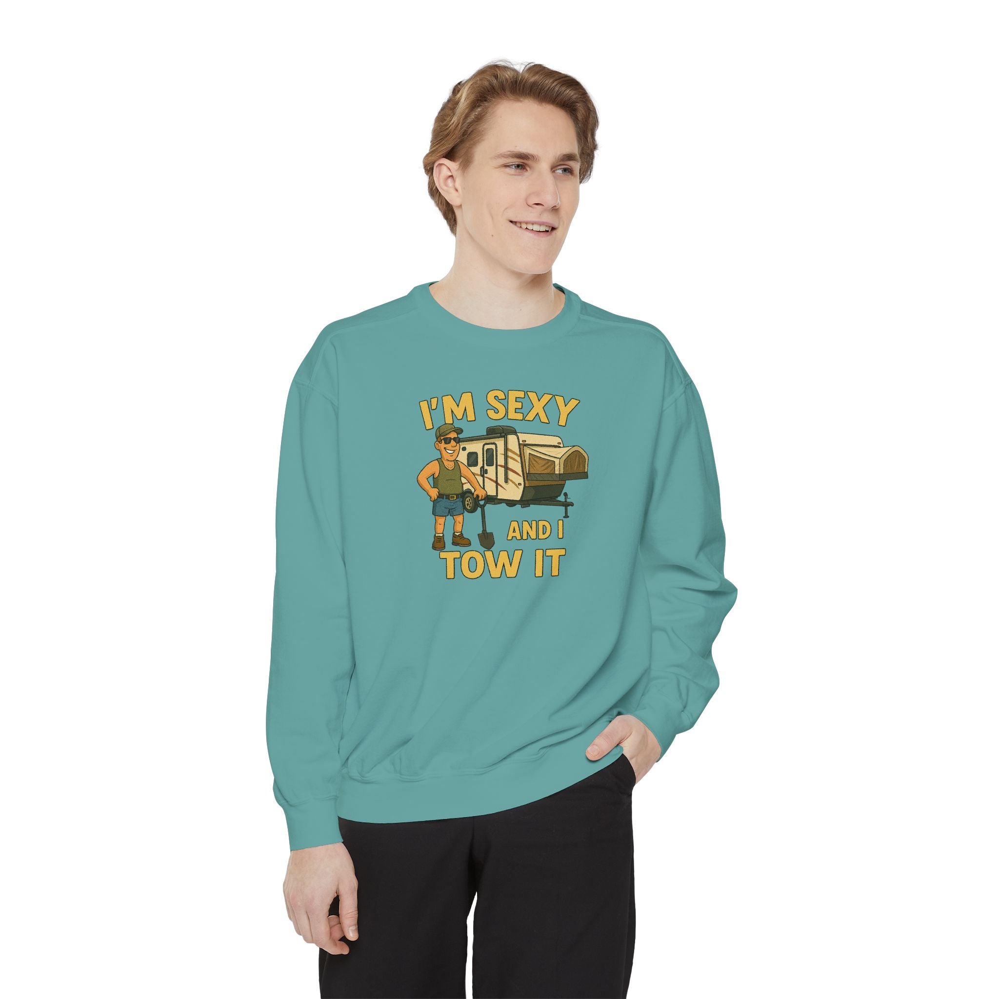 Funny Tow Truck Sweatshirt, Unisex Garment-Dyed Pullover, Casual Gift for Drivers, Trucking Humor Apparel, Cozy Fall Outfit, Perfect [...]