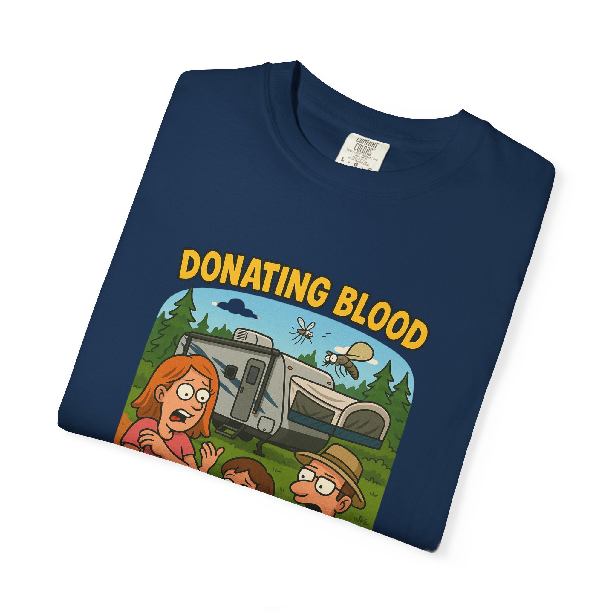 Playful Donation Humor Tee for Blood Donors, Perfect for Fundraisers, Special Events, Gifts, and Everyday Wear