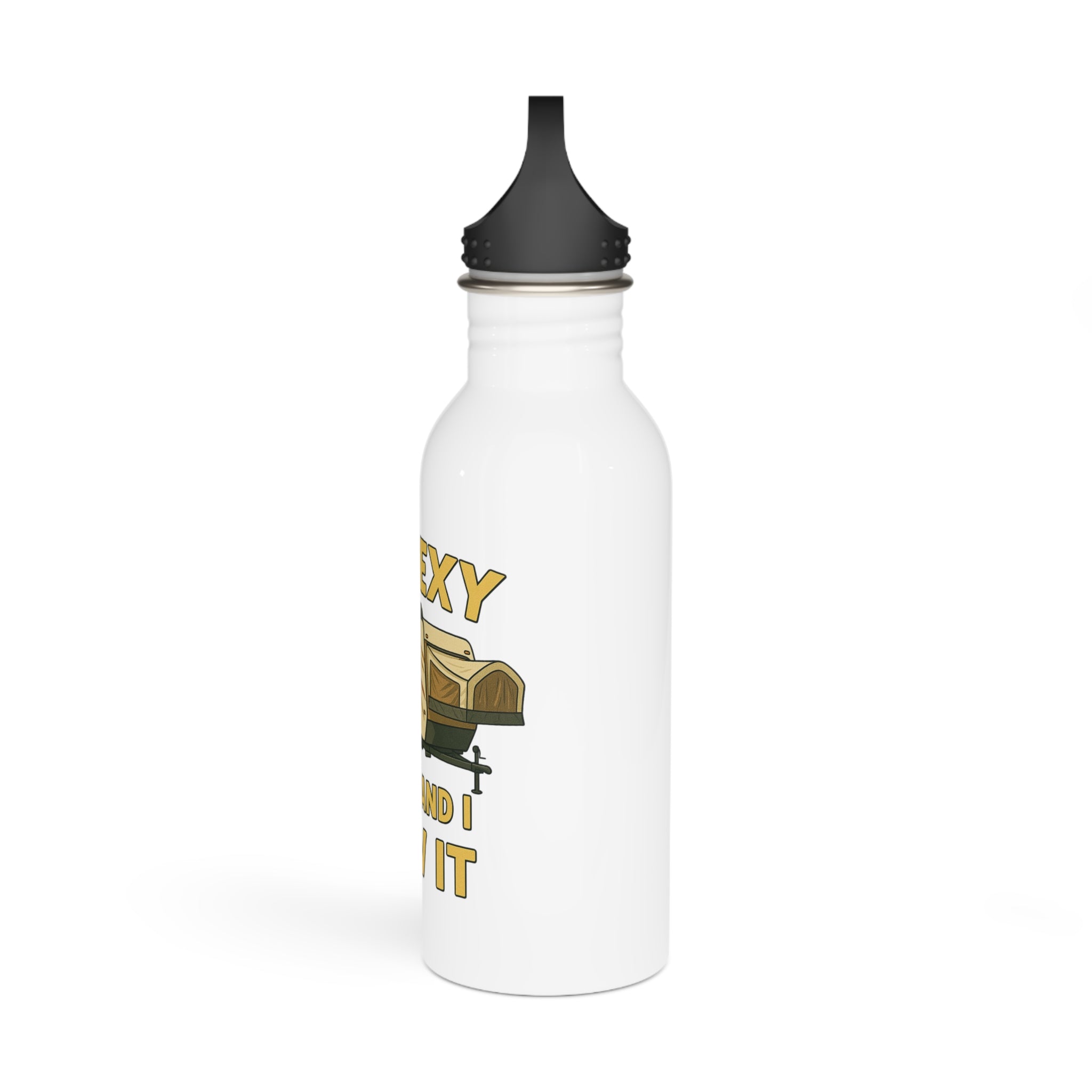 Funny Stainless Steel Water Bottle - Great for Campers, RV Lovers, Outdoor Adventures, Gifts for Him, Travel Mug