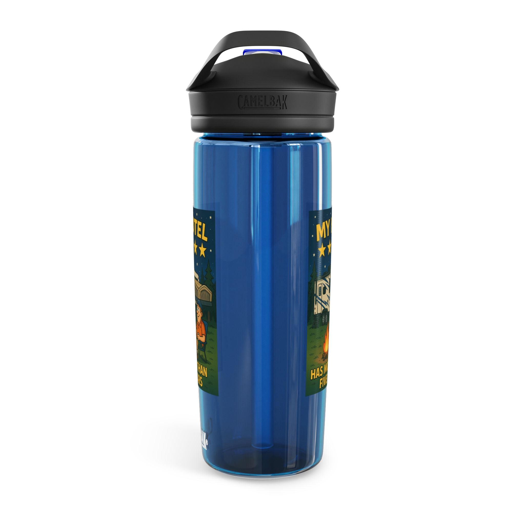 Camping Water Bottle with Inspirational Camping Quote, 20oz|25oz Camp Flask, Outdoor Gear, Travel Mug, Hiking Bottle, Adventure Gift