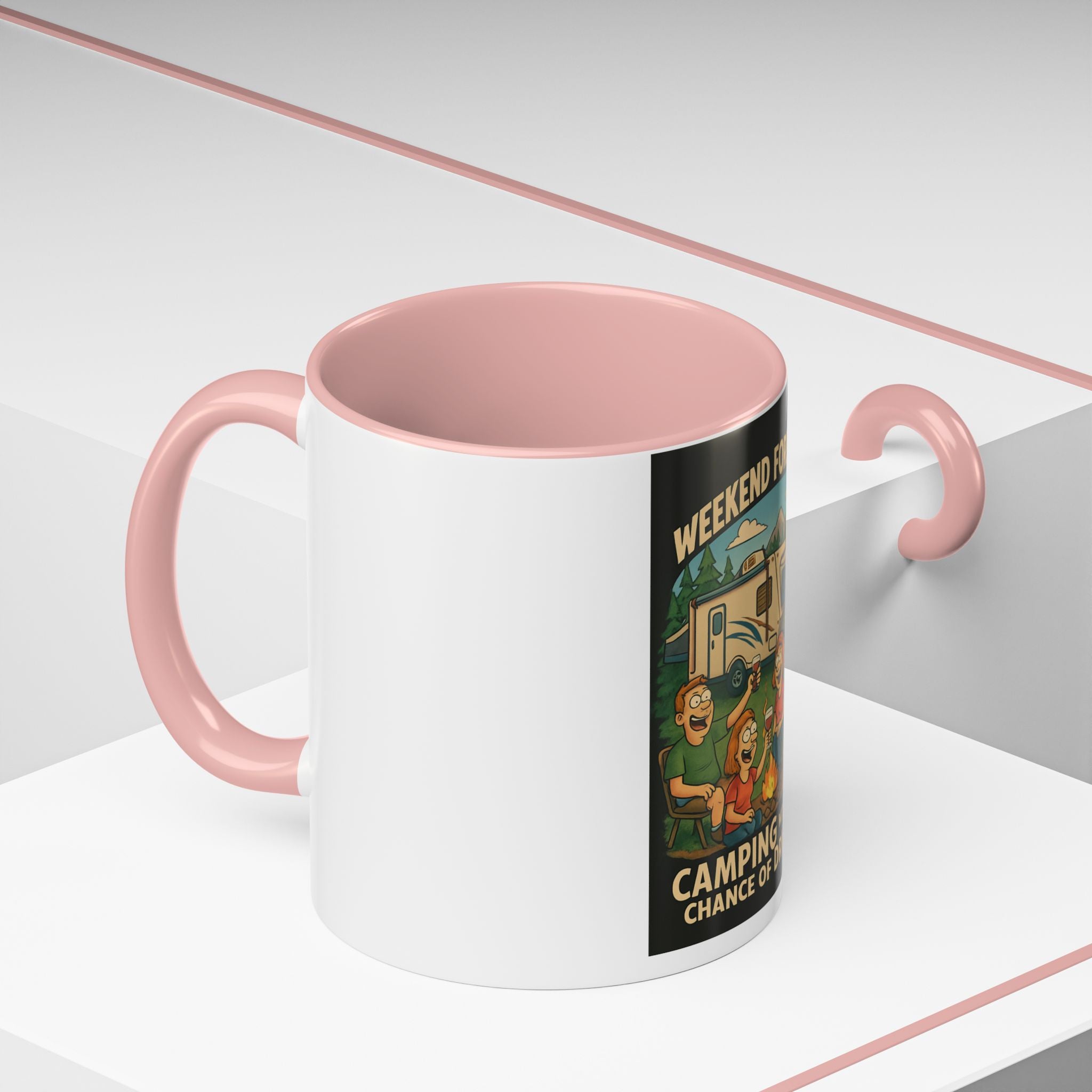 Camping Forecast Coffee Mug | Outdoor Adventure Gift | Funny Camper Mug | Gift for Campers | Camping Enthusiast Decor