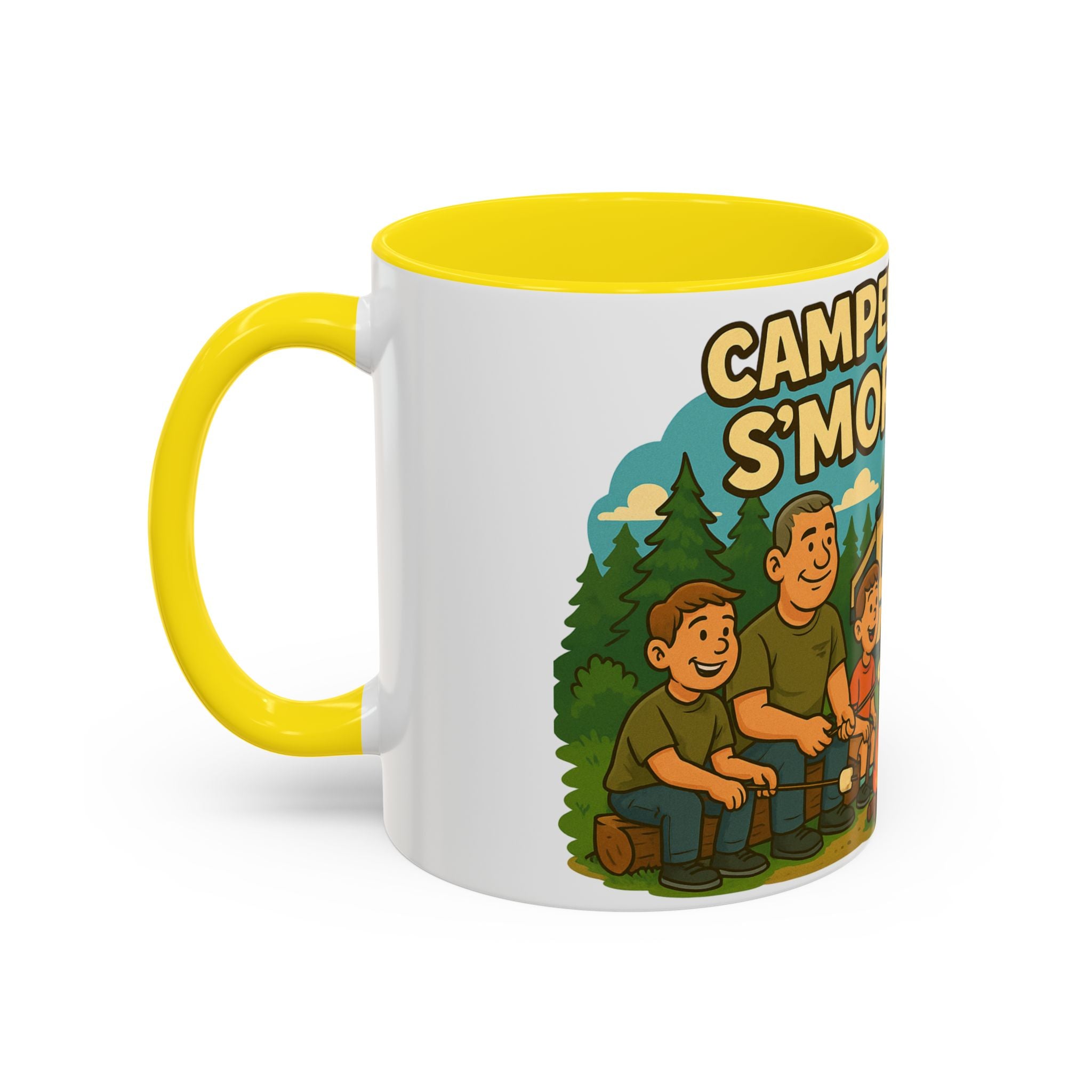 Campfire Adventure Mug - 'Campers Have S'more Fun', Outdoor Coffee Cup for Camping Lovers, Gifts for Nature Enthusiasts, S'mores Jokes