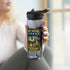 Camping Water Bottle with Inspirational Camping Quote, 20oz|25oz Camp Flask, Outdoor Gear, Travel Mug, Hiking Bottle, Adventure Gift