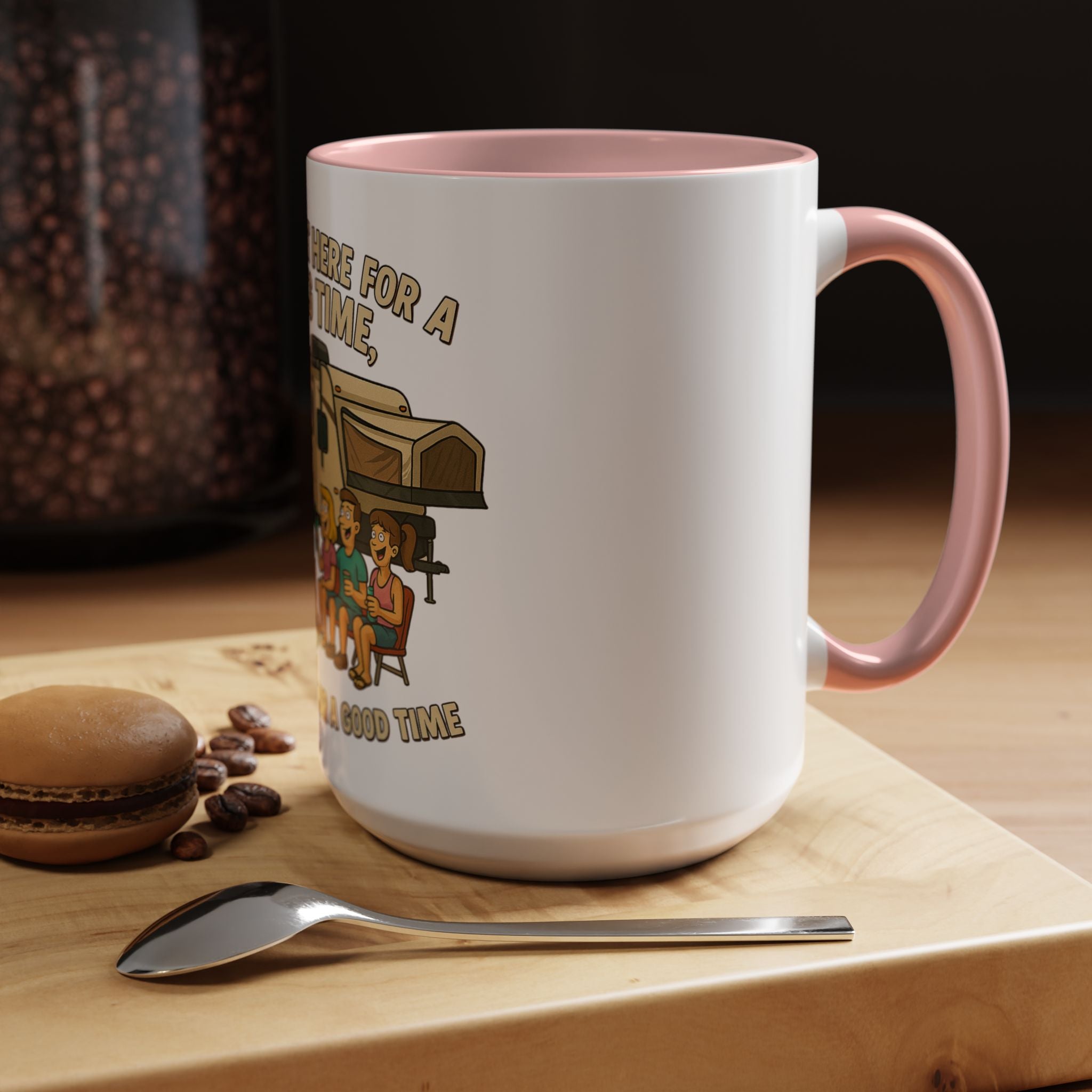 Camping Adventure Coffee Mug - Fun Quote Mug for Outdoor Enthusiasts