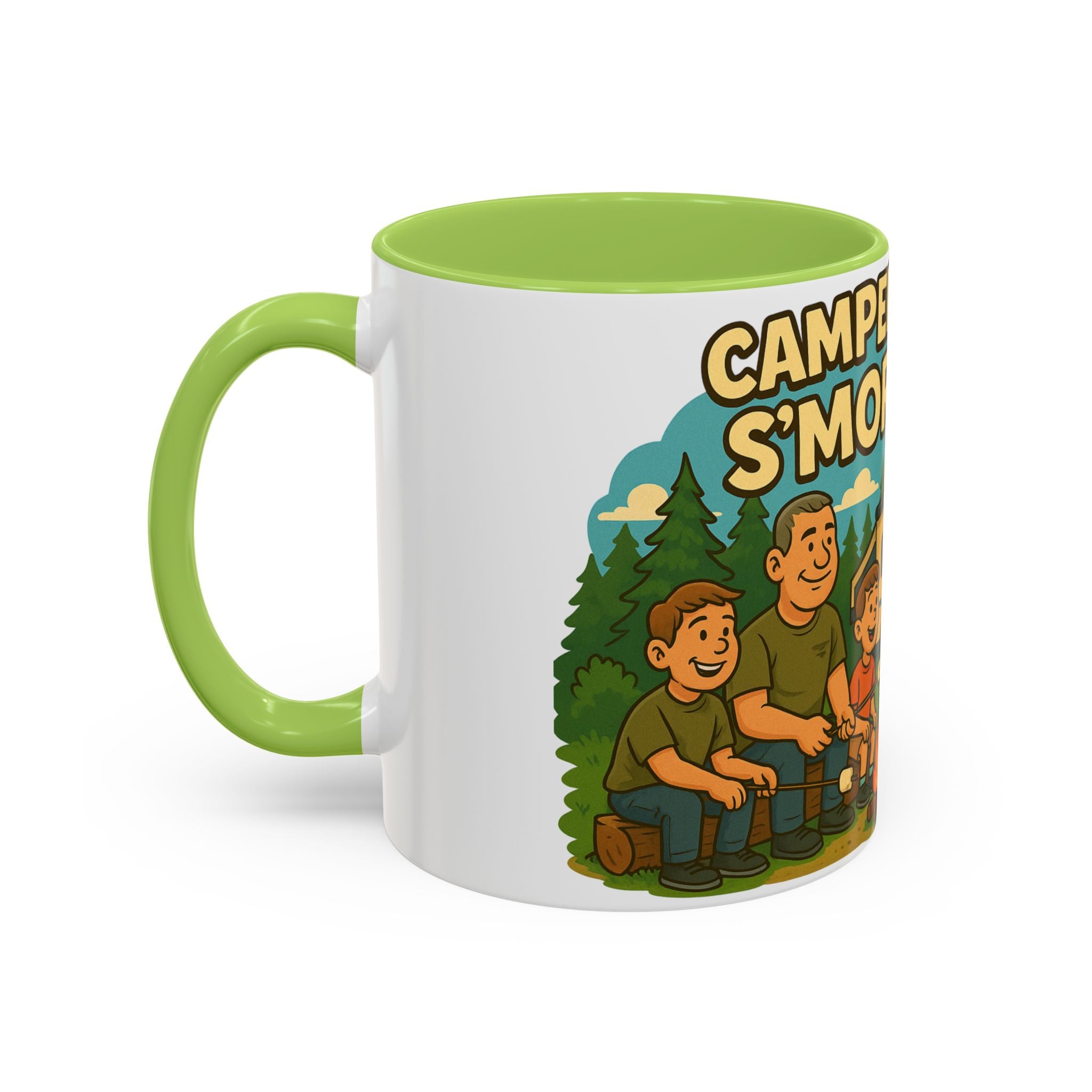 Campfire Adventure Mug - 'Campers Have S'more Fun', Outdoor Coffee Cup for Camping Lovers, Gifts for Nature Enthusiasts, S'mores Jokes