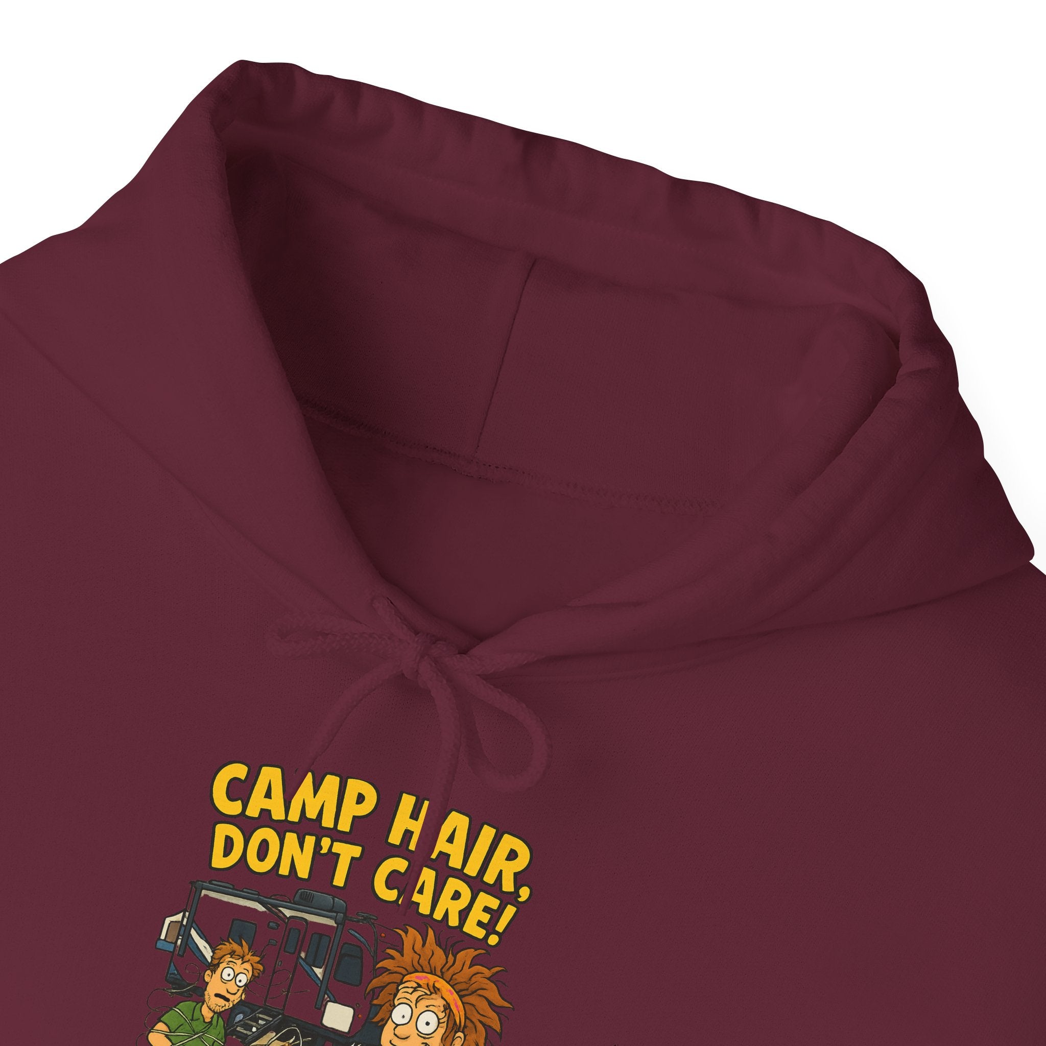Camp Vibes Unisex Hooded Sweatshirt - Cozy, Funny Gift, Summer Nights, Outdoor Adventure, Camping Apparel