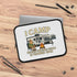 Funny Camping Laptop Sleeve - "I Camp Because Punching People is Frowned Upon"