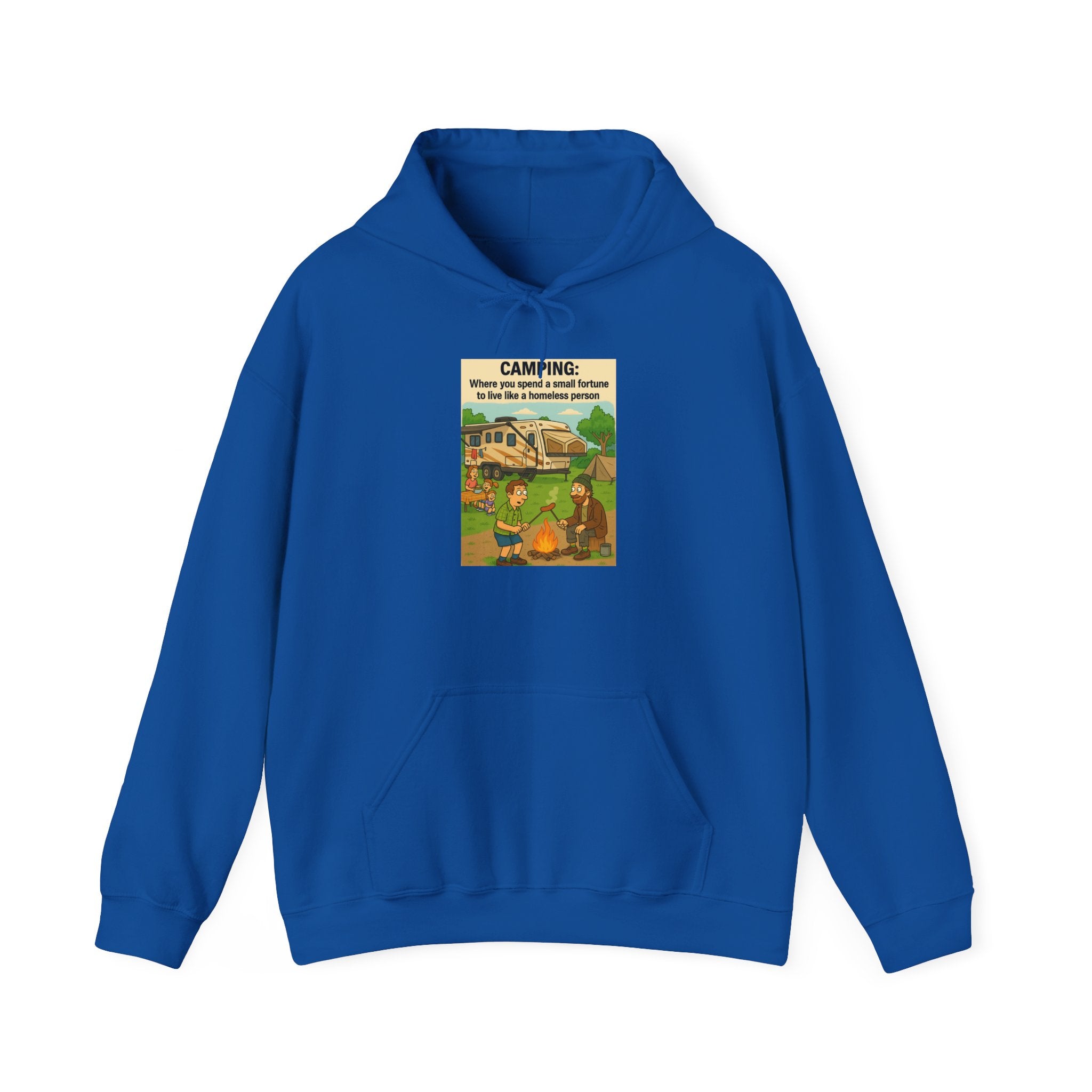 Cozy Camping Sweatshirt | Unisex Heavy Blend Hoodie, Outdoor Gear, Nature Lover Gift, Camping Apparel, Weekend Retreat Wear