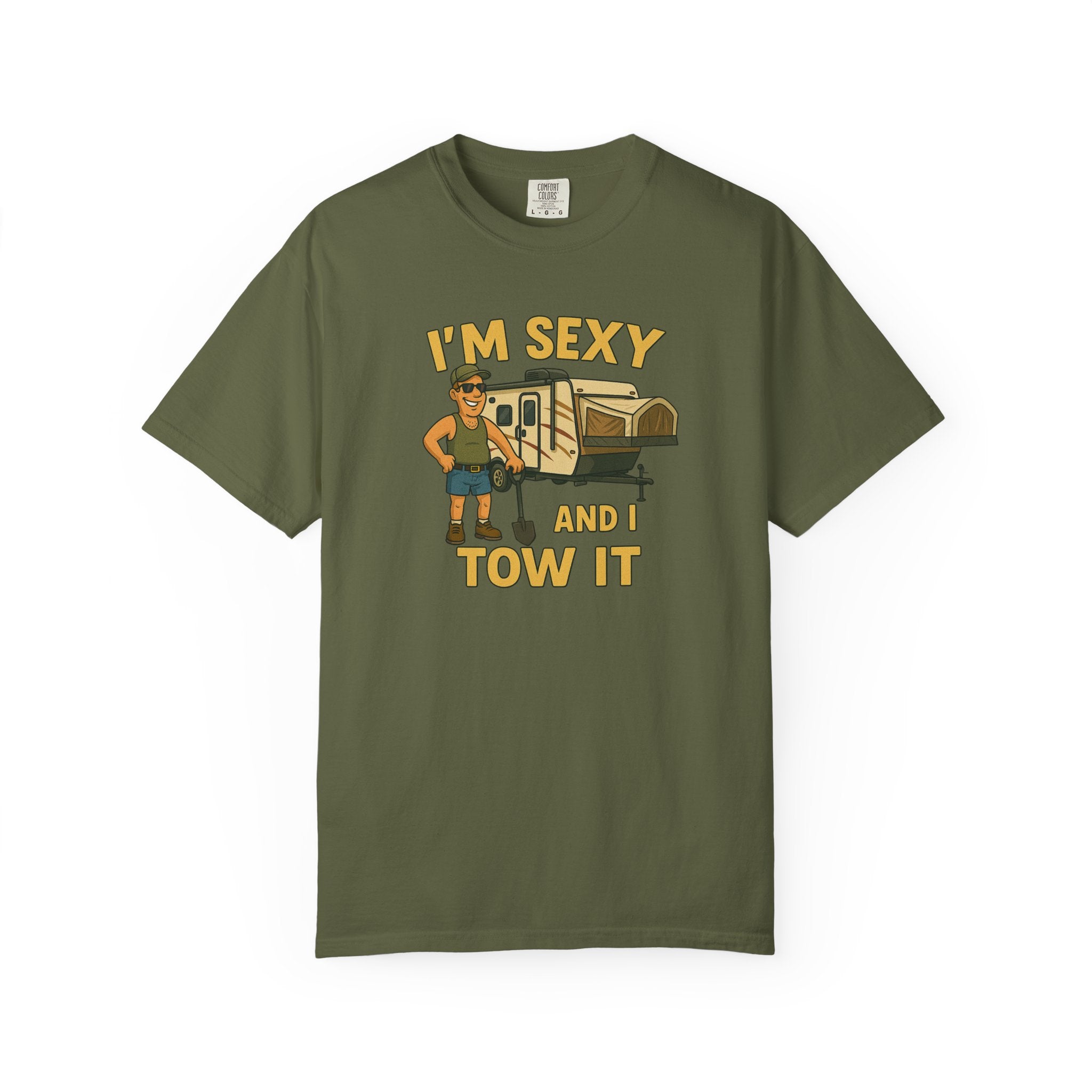 Playful Camping T-Shirt, I'm Sexy and I Tow It Tee, Unisex Outdoor Shirt, Funny Gift for RV Lovers, Travel T-Shirt, Casual Summer Wear