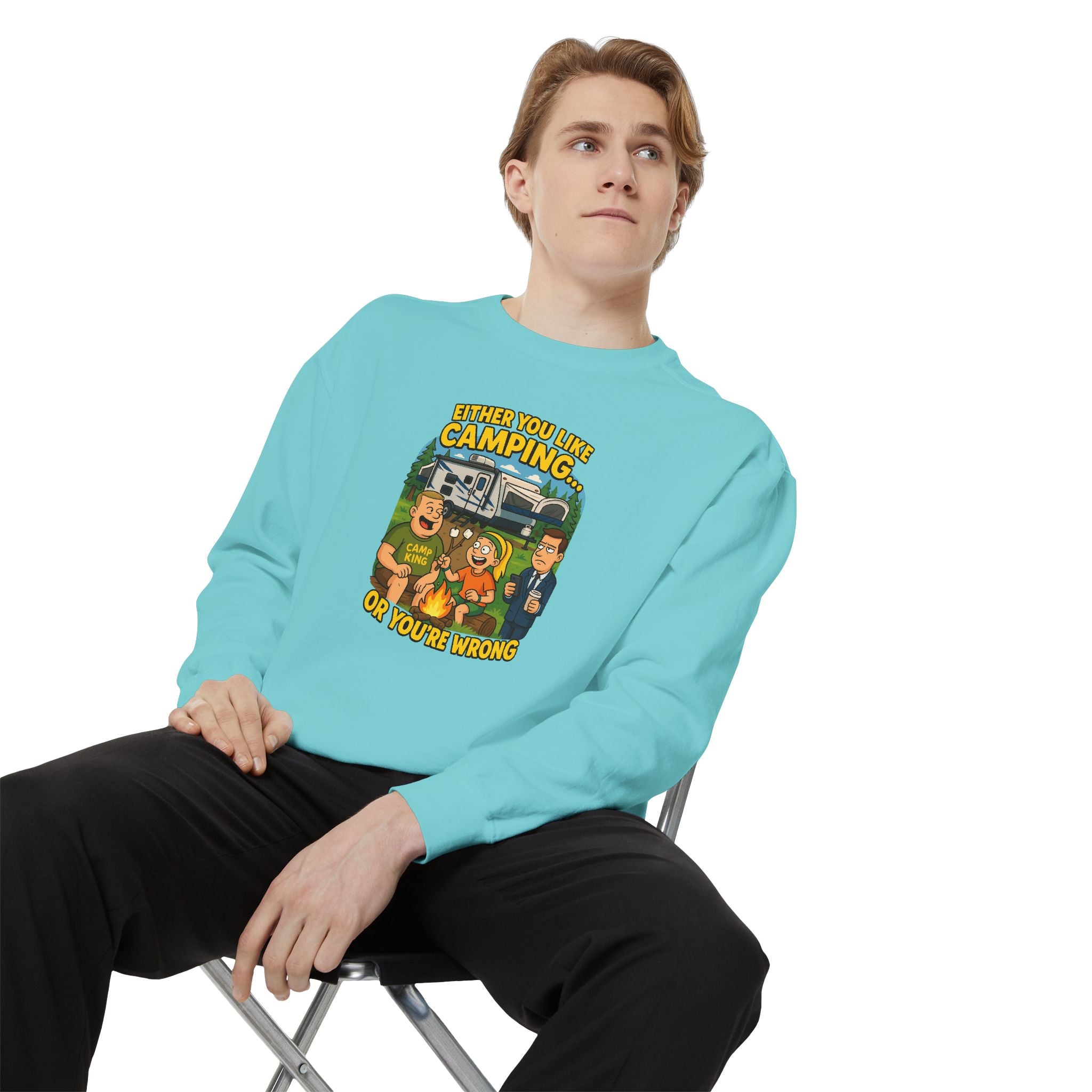 Camping Adventure Sweatshirt - Perfect for Outdoor Lovers
