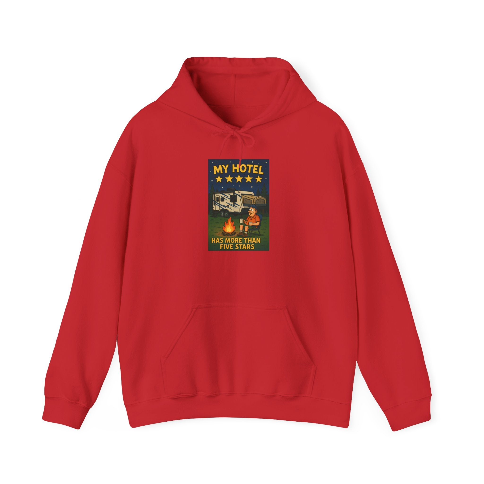 Cozy Camping Hoodie - My Hotel, Outdoor Adventure Apparel, Travel Gift, Nature Lovers Sweatshirt, Camping Gear