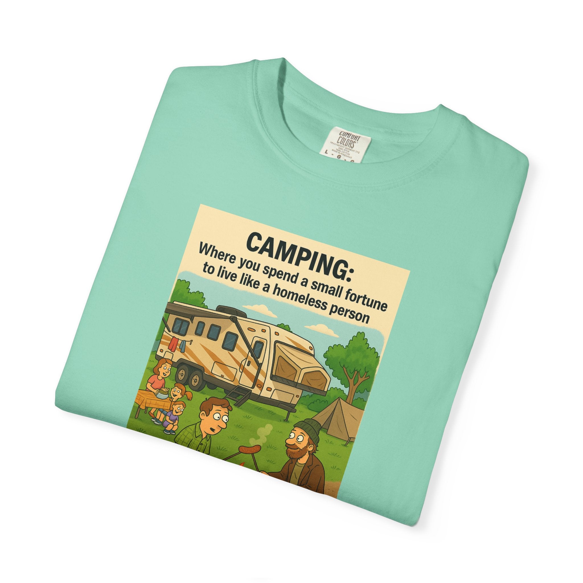 Camping Humor T-Shirt, Unisex Graphic Tee, Adventure Gift, Outdoor Lover Apparel, Funny Camping Shirt